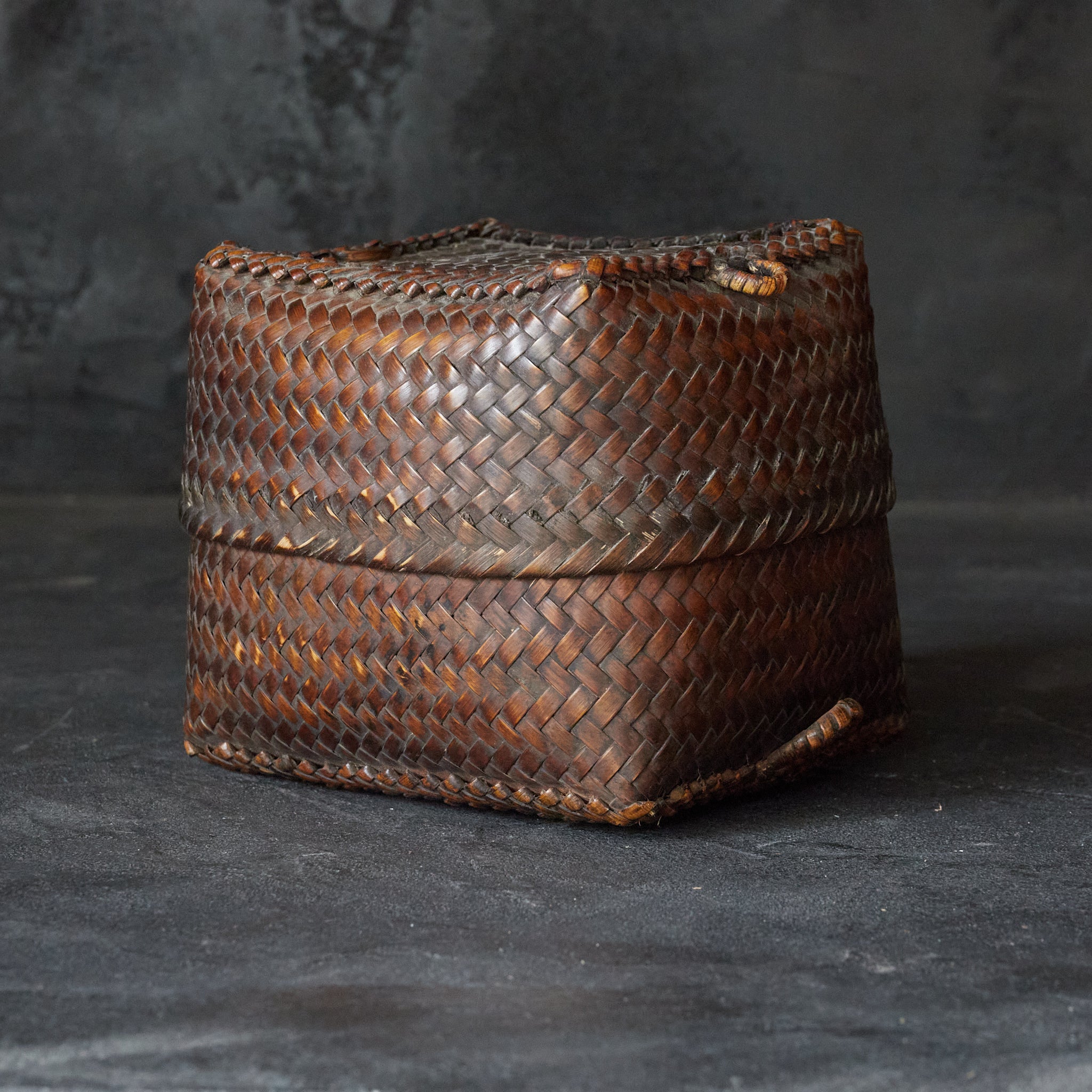 Sencha tea box, Ifugao rice basket, 16th-19th century