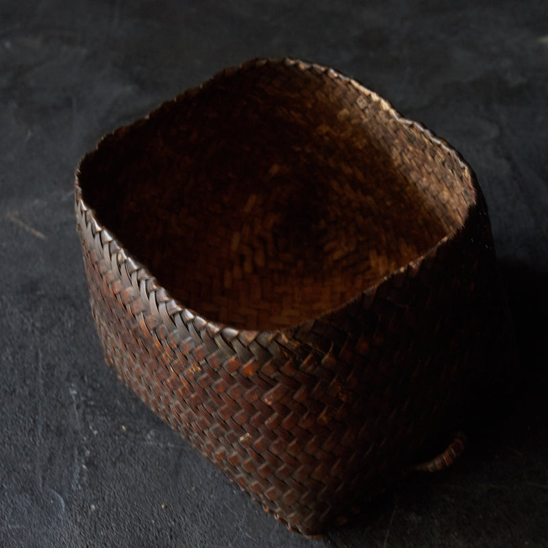 煎茶家出 茶箱 イフガオ族の飯籠 16-19世紀