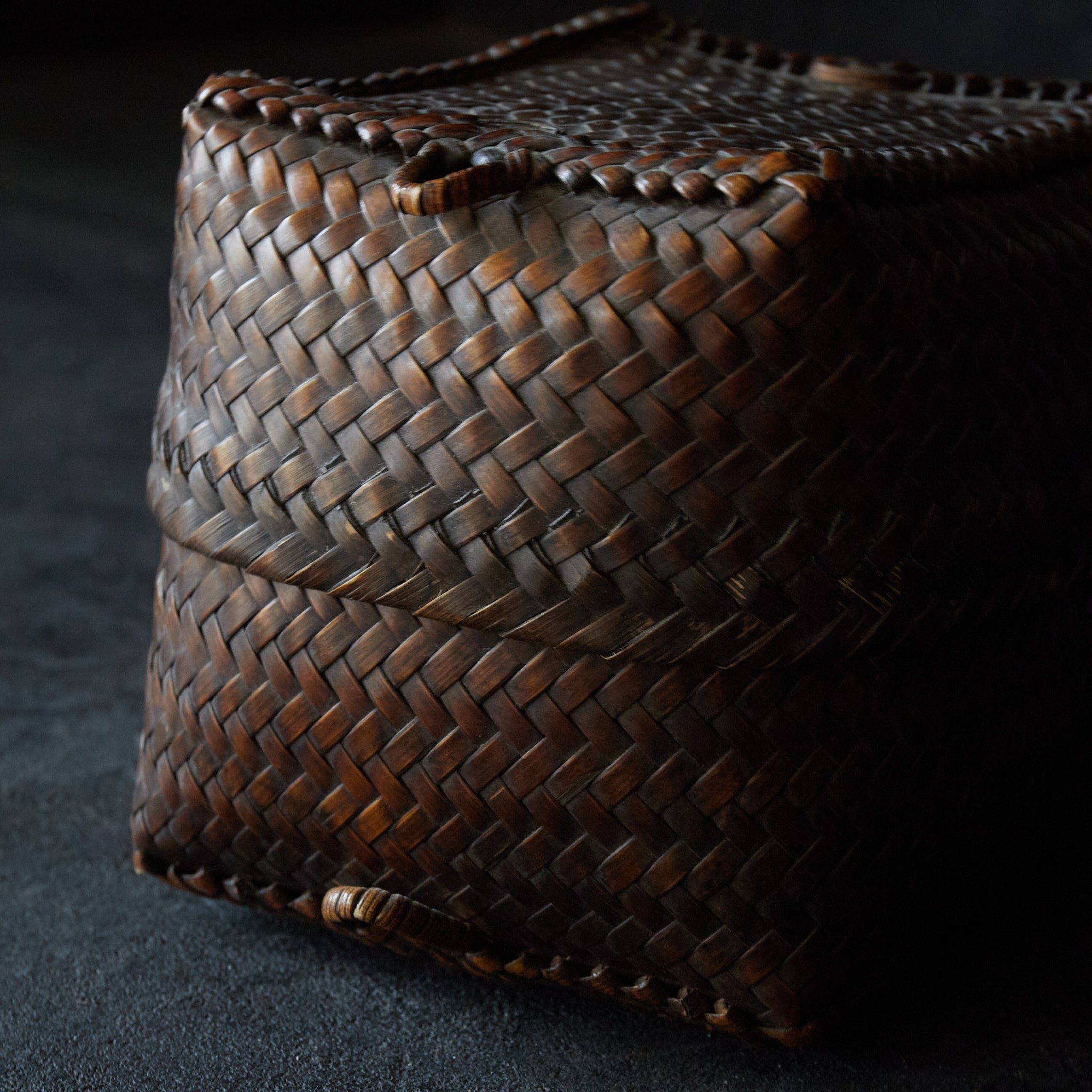 Sencha tea box, Ifugao rice basket, 16th-19th century