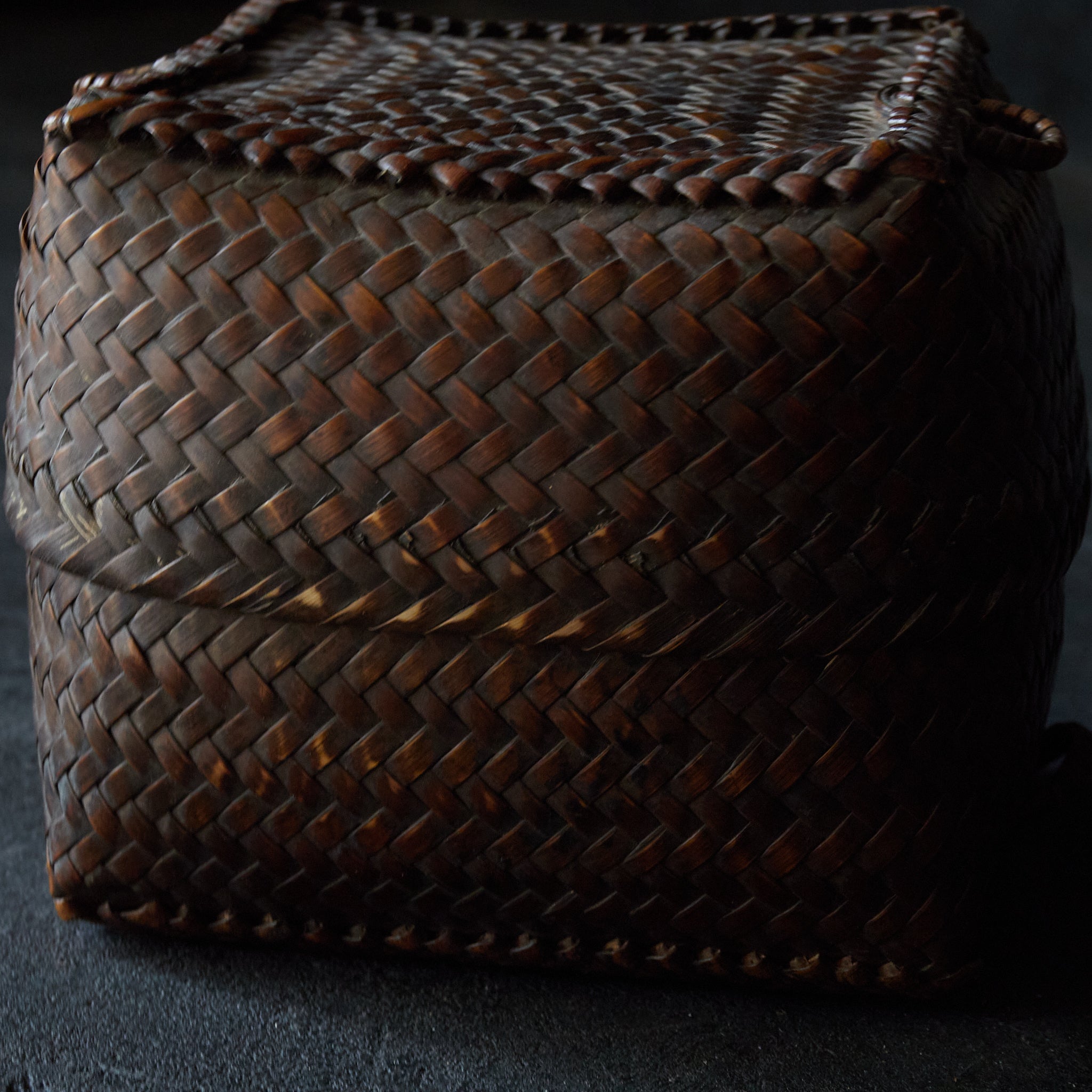 Sencha tea box, Ifugao rice basket, 16th-19th century