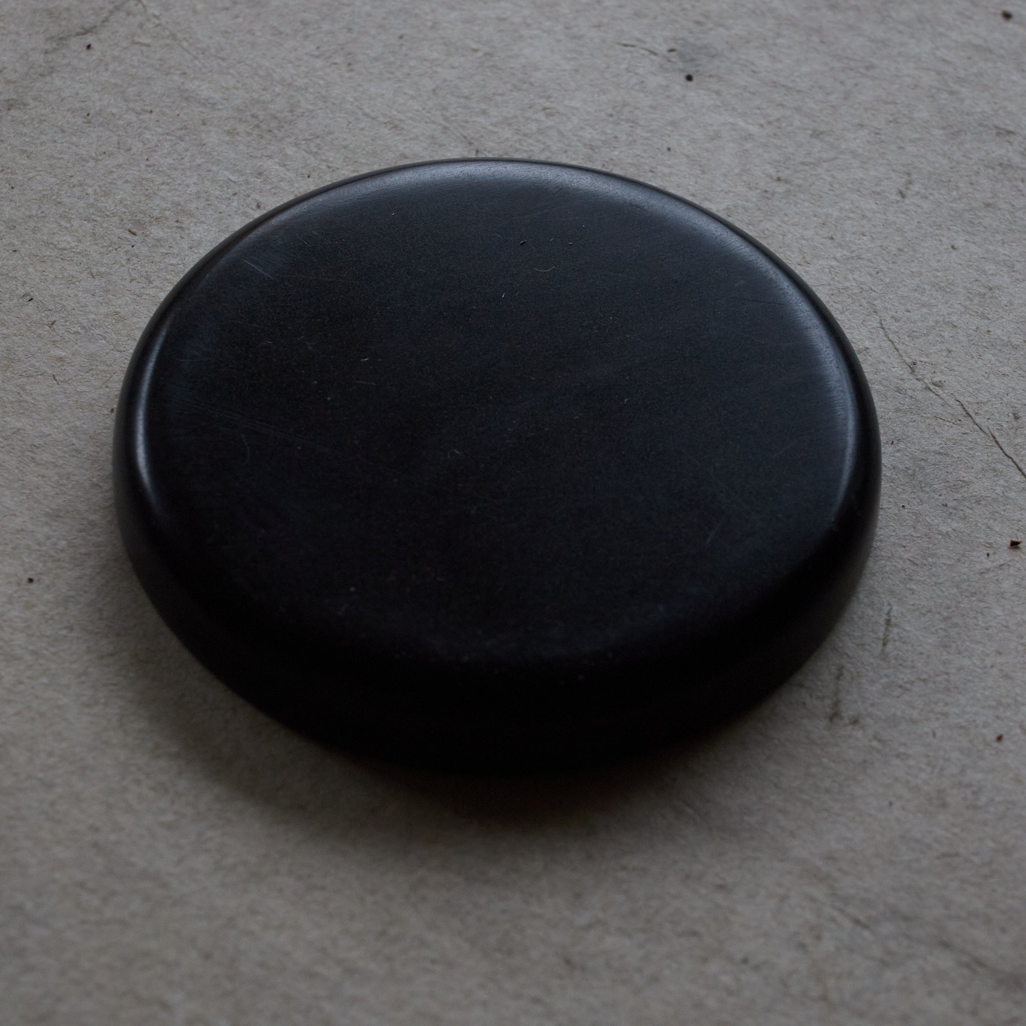 Sencha teapot stand, black ebony, teapot stand, Showa period/1926-1989CE