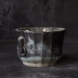 Yi Dynasty, Rusted Stone Brazier with Ring, Yi Dynasty/1392-1897CE