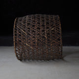A well-used antique woven basket object from the Taisho period/1912-1926CE