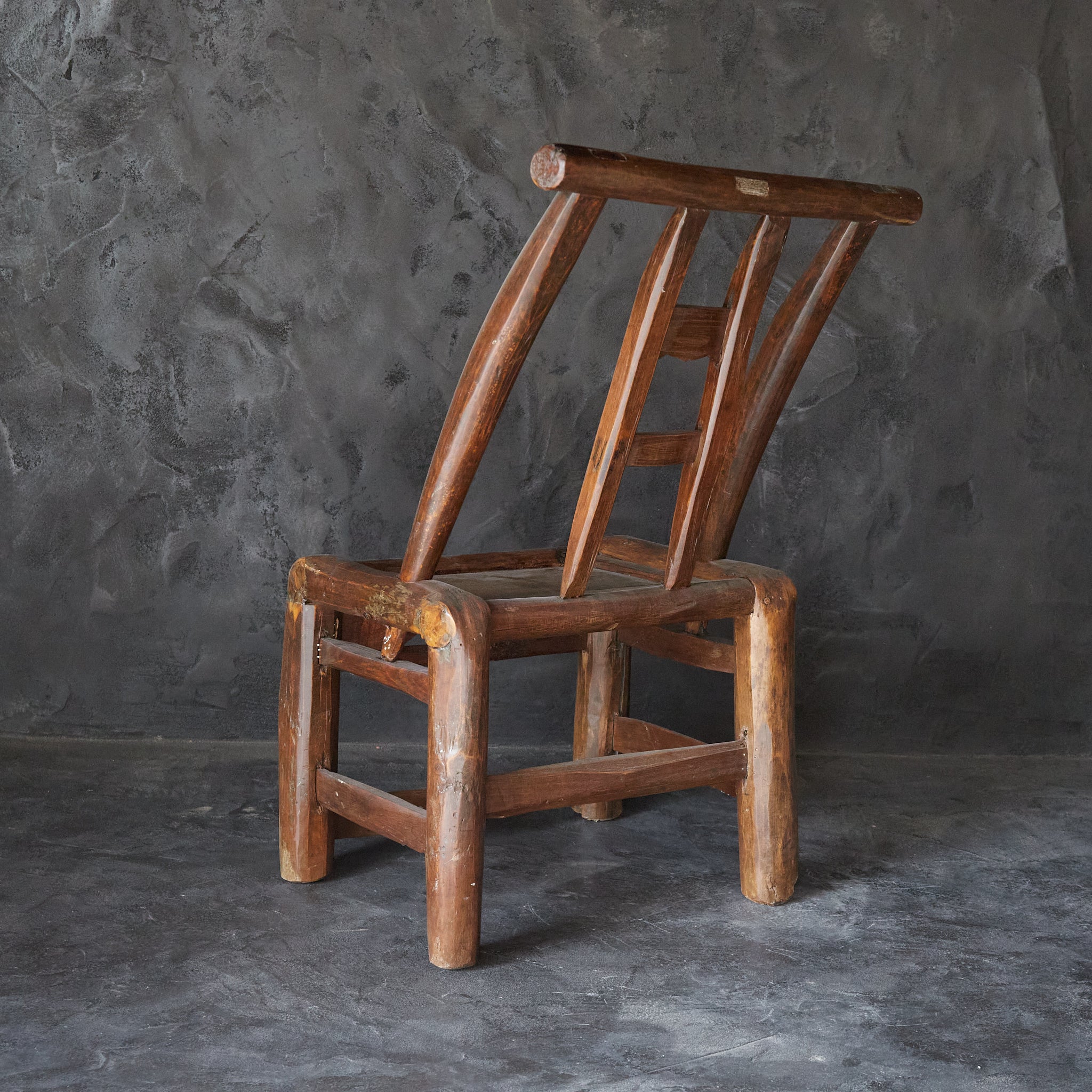 Ancient Wooden Folk Chair, Qing Dynasty/1616-1911CE