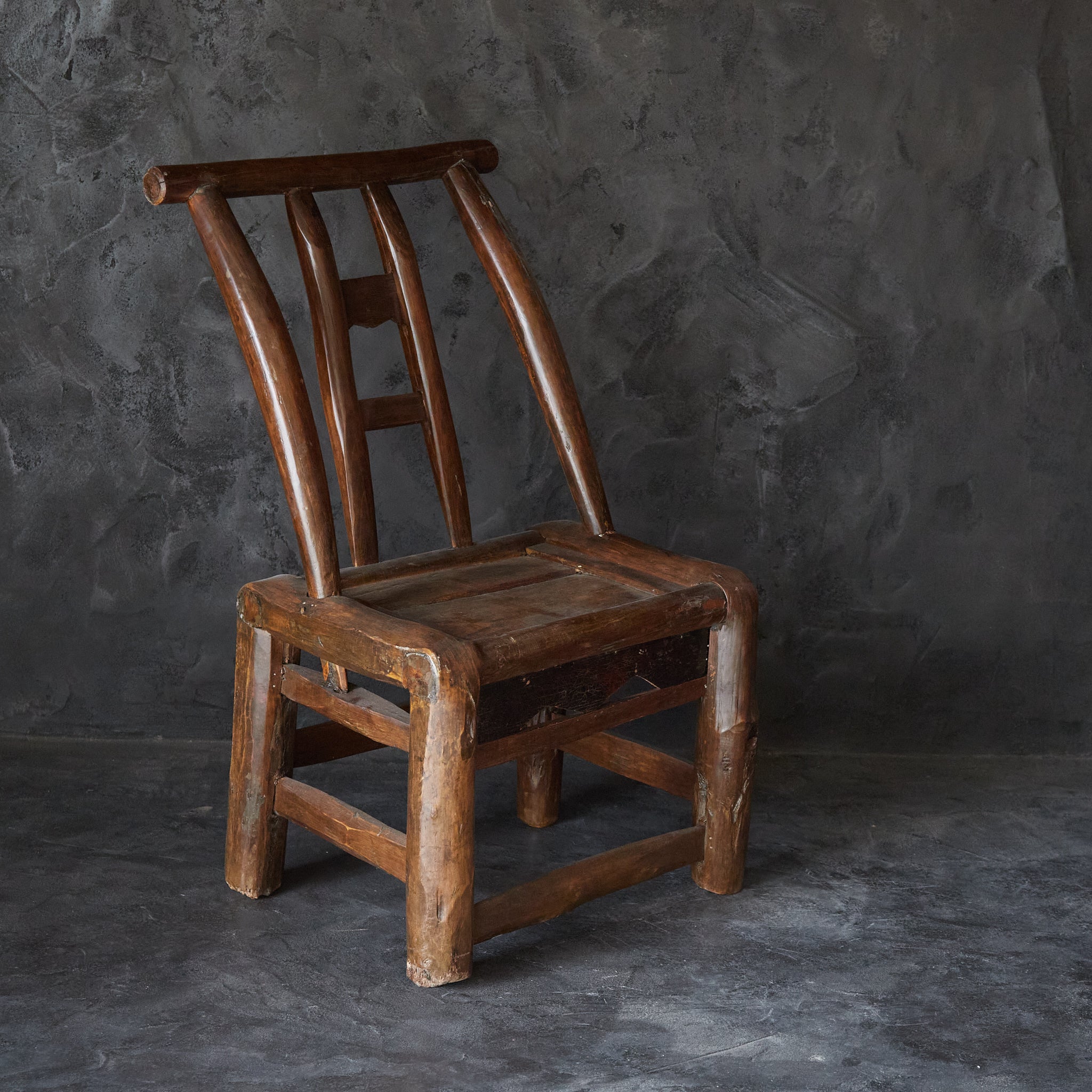 Ancient Wooden Folk Chair, Qing Dynasty/1616-1911CE