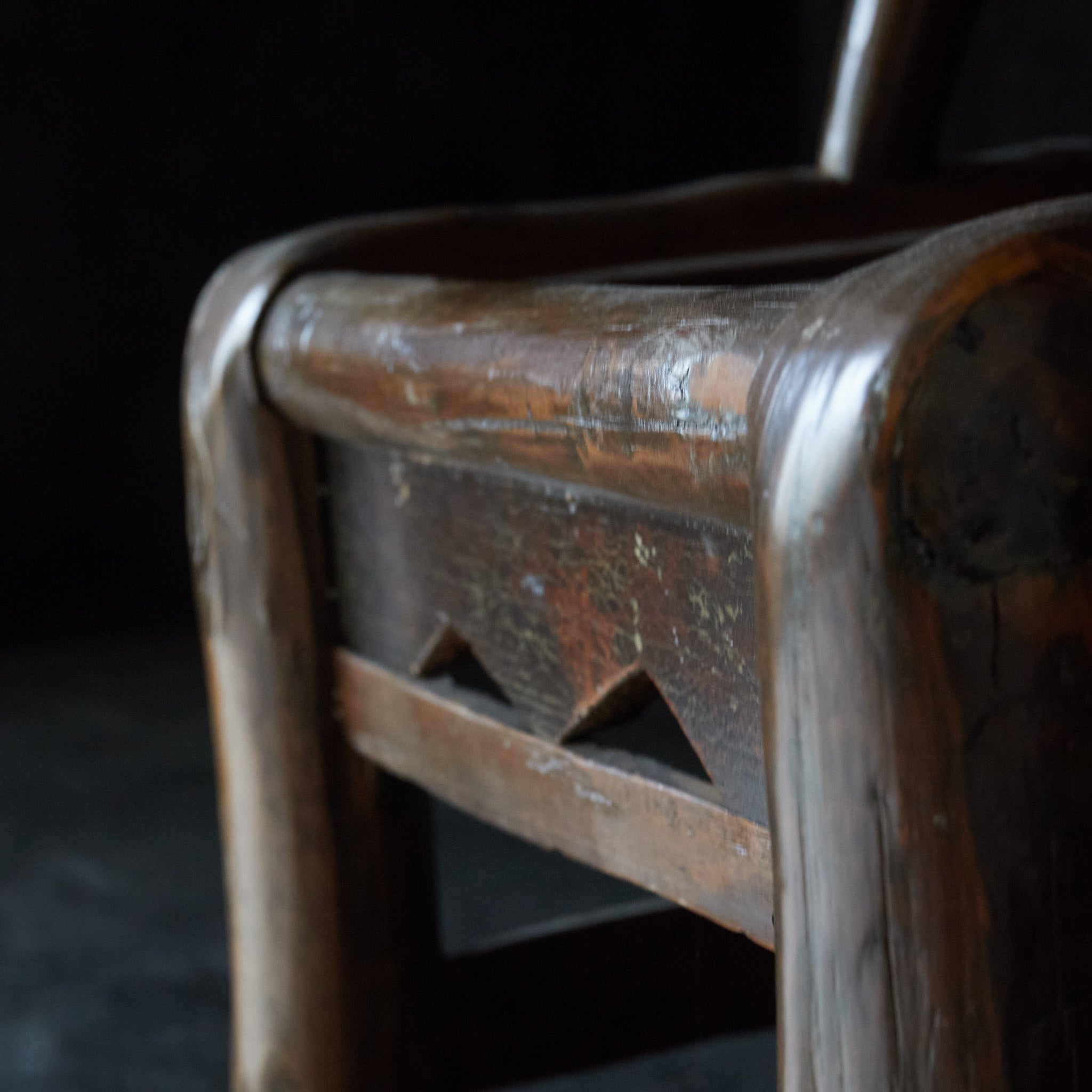 Ancient Wooden Folk Chair, Qing Dynasty/1616-1911CE