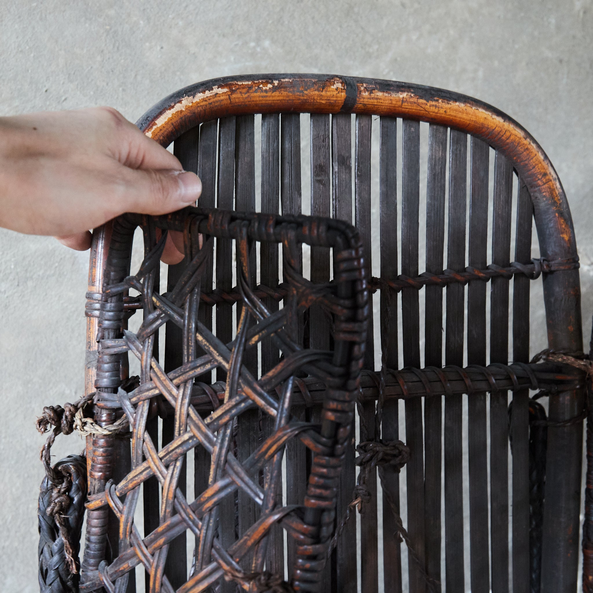 Ancient Bamboo Backpack, Qing Dynasty/1616-1911CE