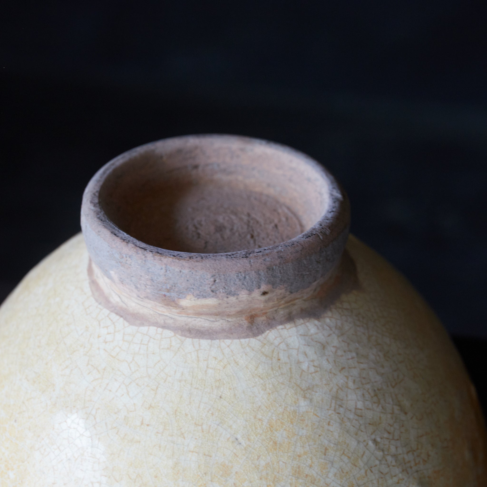 Khmer ash-glazed tea bowl, 12th-16th century