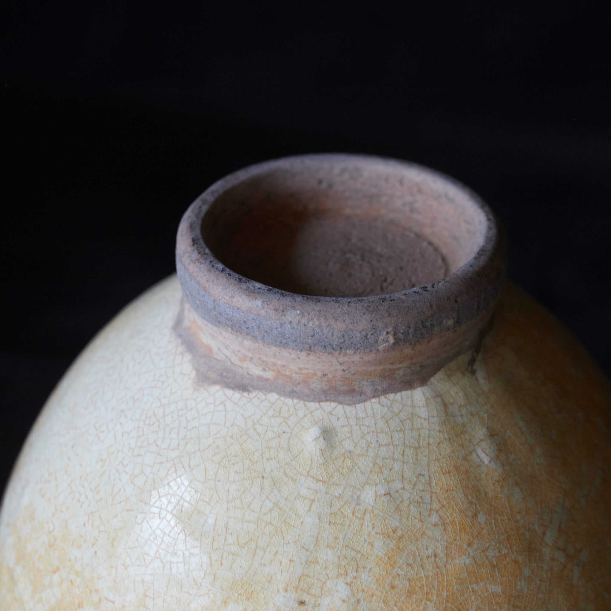 Khmer ash-glazed tea bowl, 12th-16th century