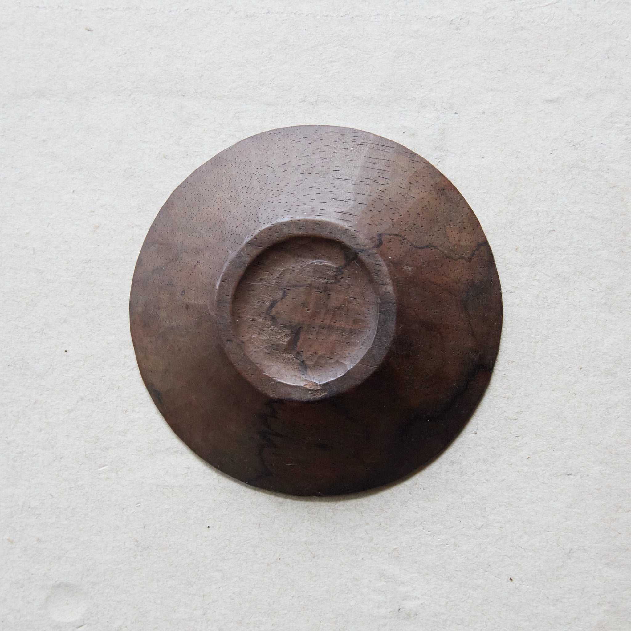 大正 黒柿の小さな茶托 5客揃（1912–1926 CE） | 入蘆花（ロカニイル）