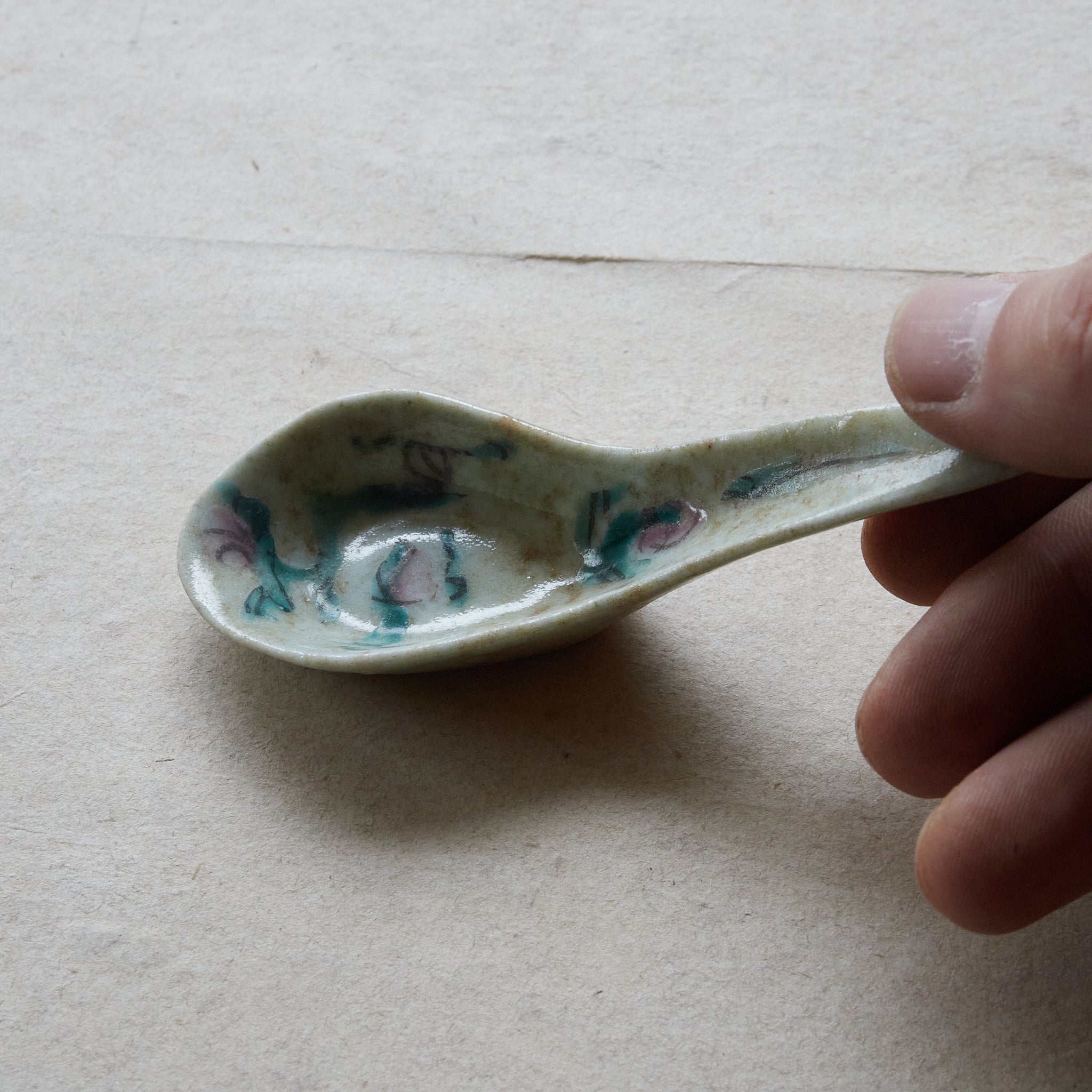 CHINESISCHER SUPPENLÖFFEL, a8, Qing-Dynastie（1616–1911 n. Chr.）