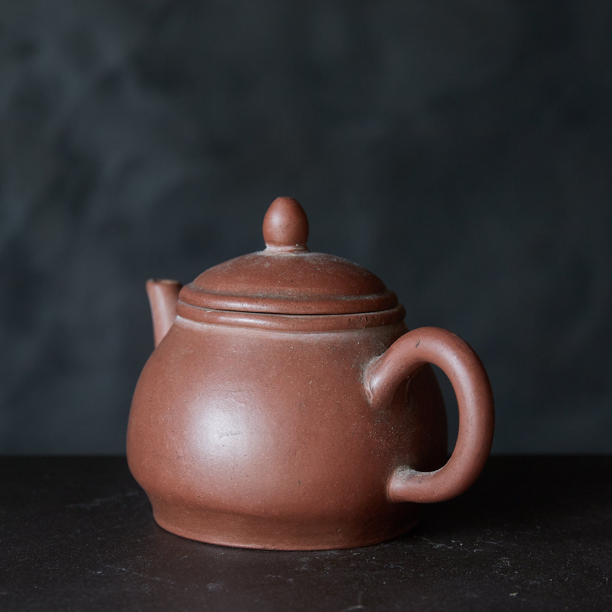 Qing Vermillion mud ancient tea pot Qing Dynasty/1616-1911CE