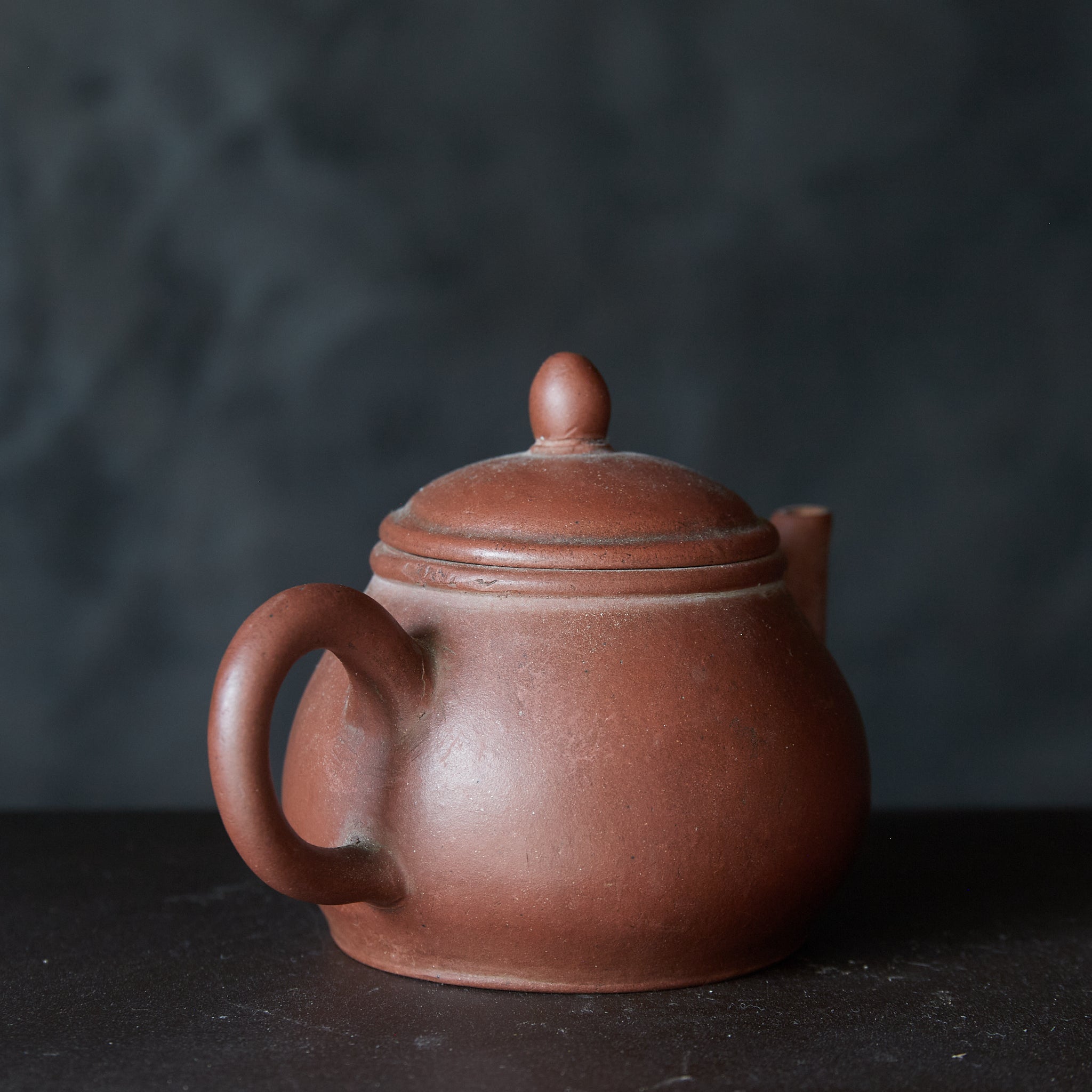 Qing Vermillion mud ancient tea pot Qing Dynasty/1616-1911CE