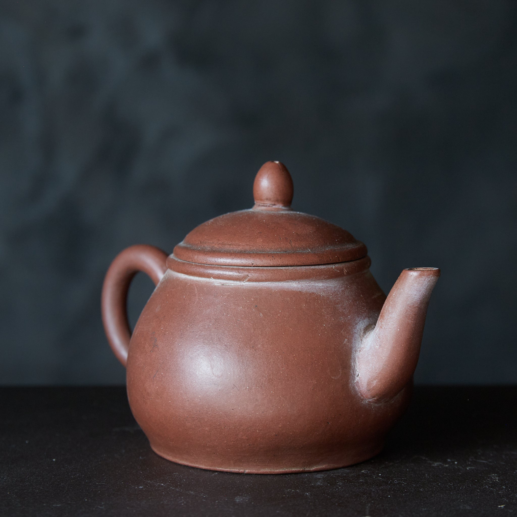 Qing Vermillion mud ancient tea pot Qing Dynasty/1616-1911CE