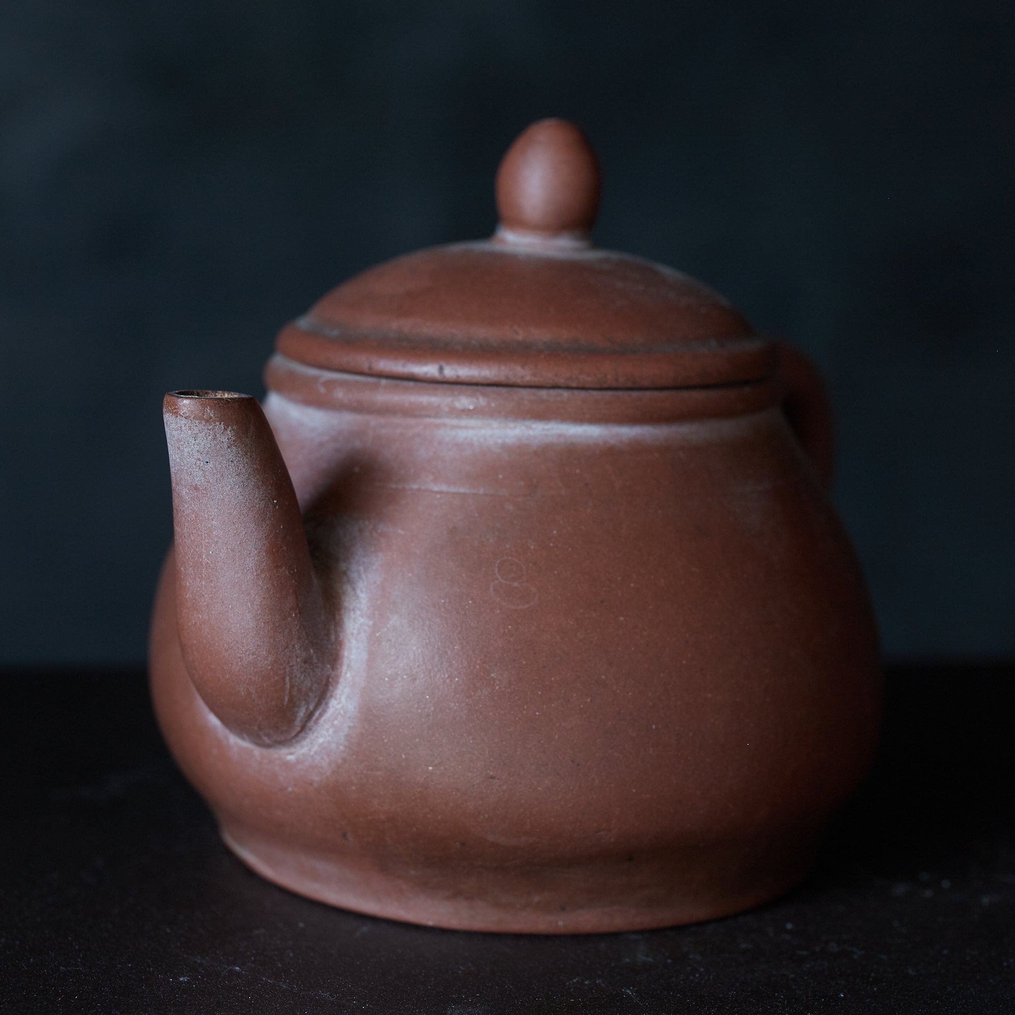 Qing Vermillion mud ancient tea pot Qing Dynasty/1616-1911CE