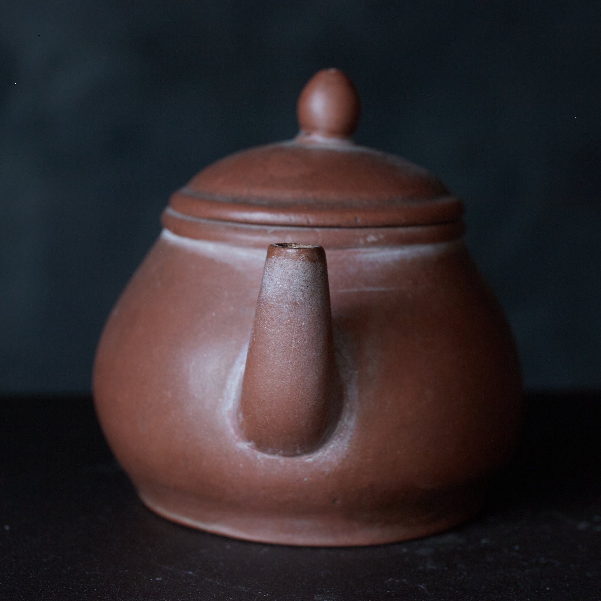 Qing Vermillion mud ancient tea pot Qing Dynasty/1616-1911CE