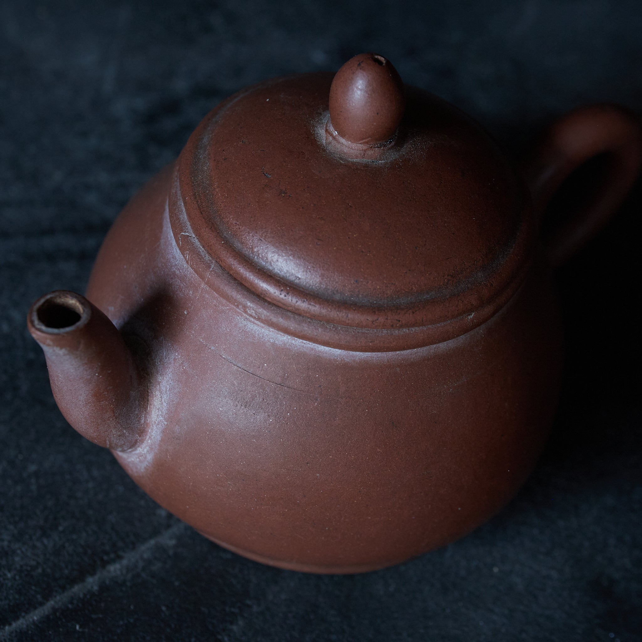 Qing Vermillion mud ancient tea pot Qing Dynasty/1616-1911CE