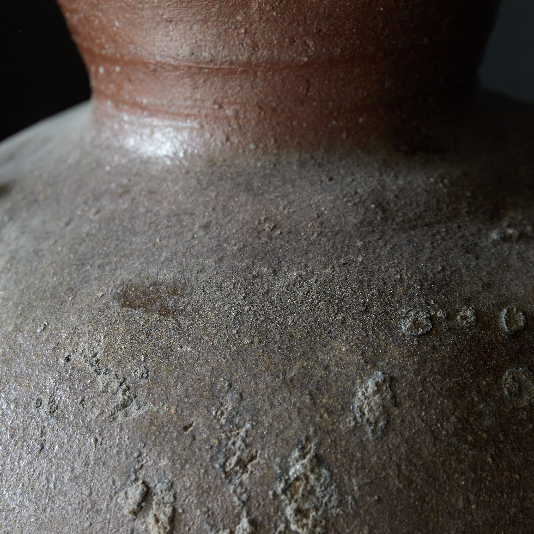 Old Bizen Three-eared Jar, Muromachi Period, Muromachi Period/1336-1573CE