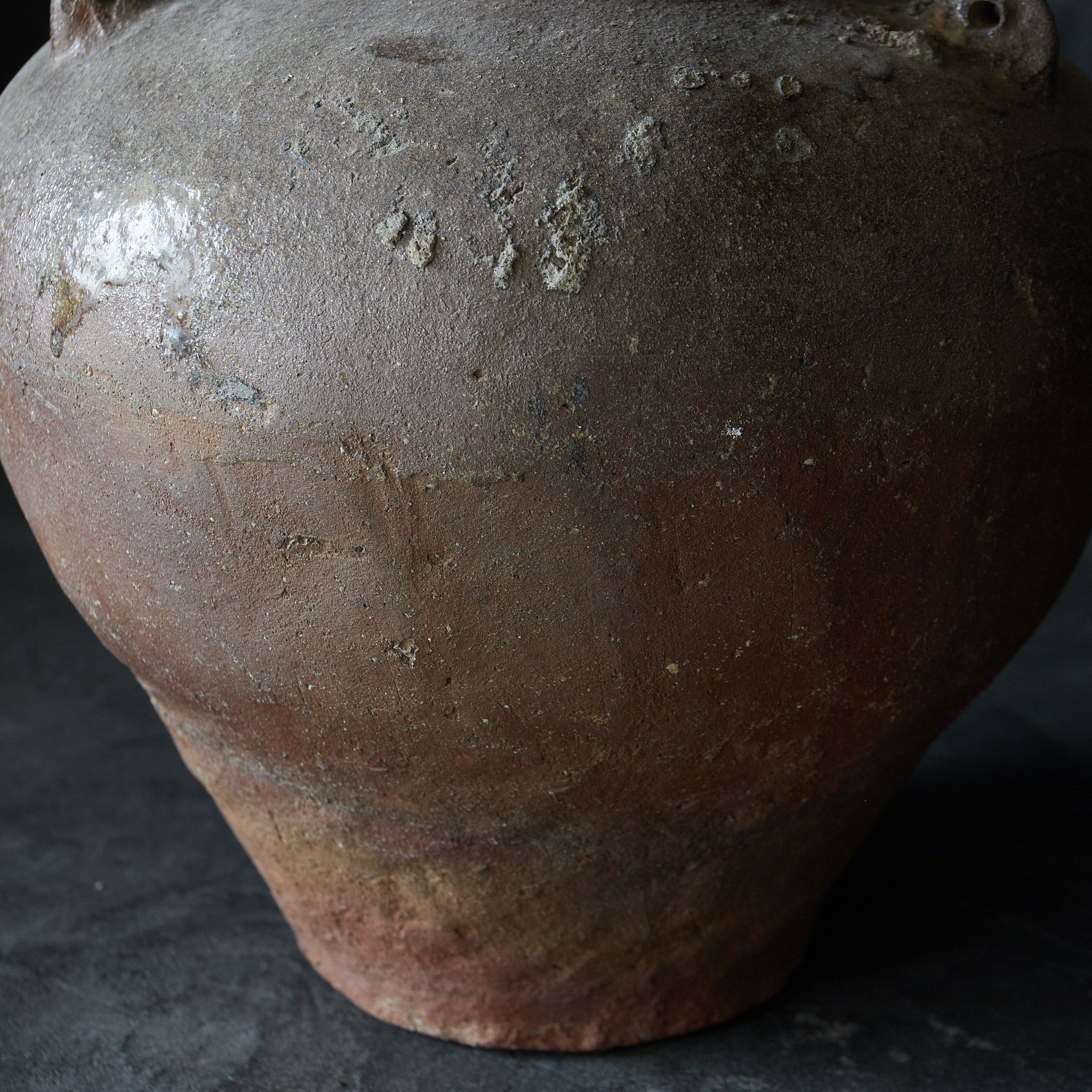 Old Bizen Three-eared Jar, Muromachi Period, Muromachi Period/1336-1573CE