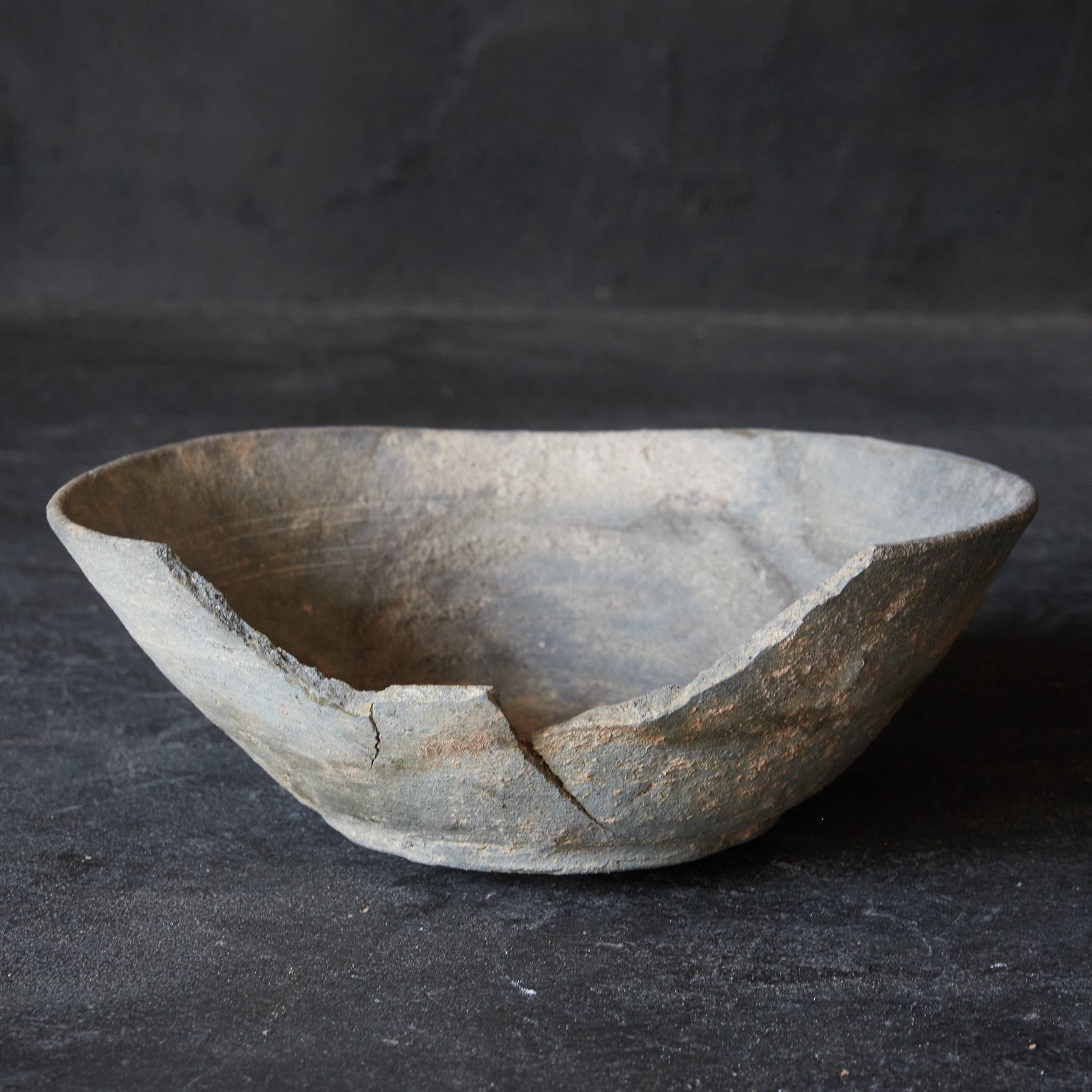 Sueki bowl-shaped pottery remains from the Kofun period/250-581CE