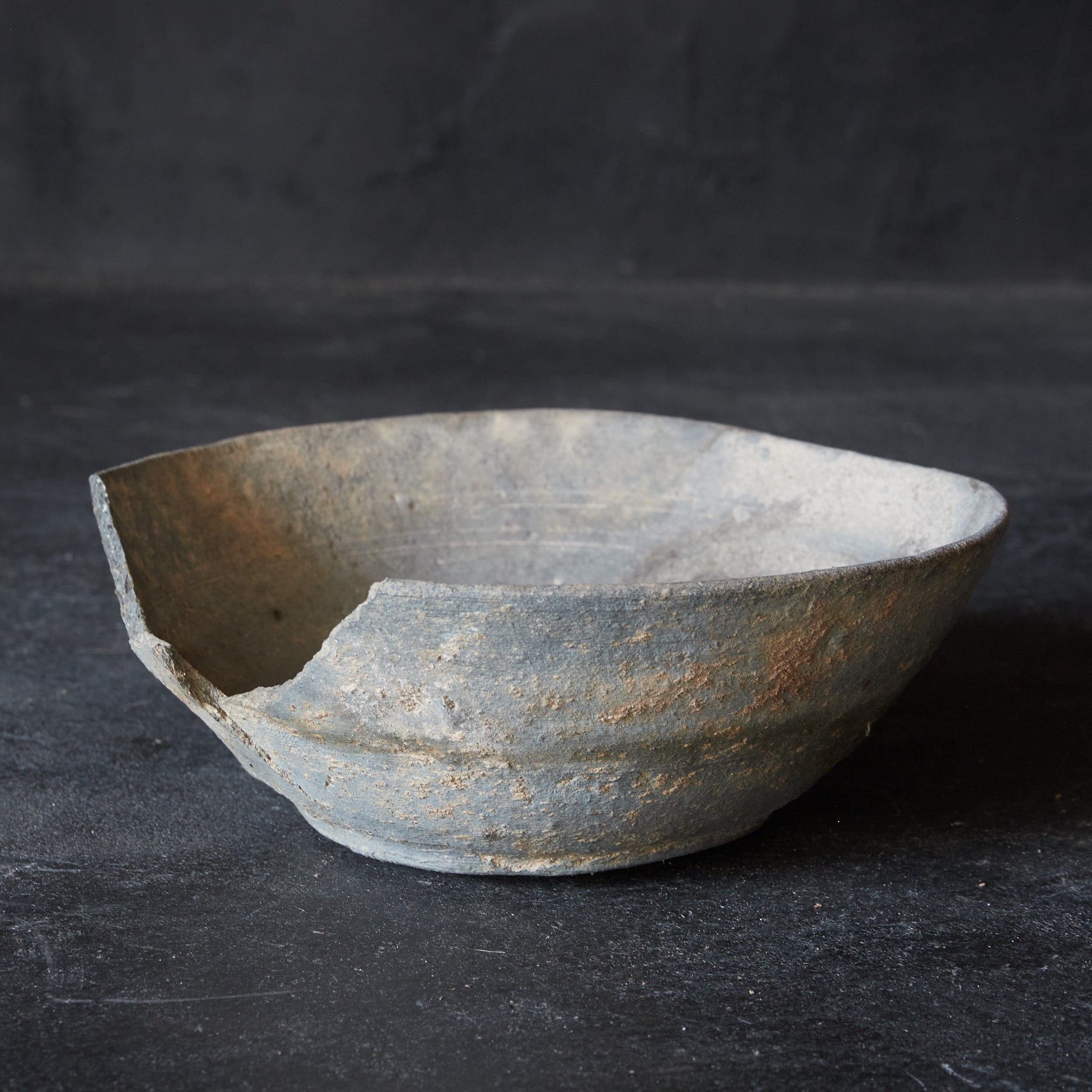 Sueki bowl-shaped pottery remains from the Kofun period/250-581CE