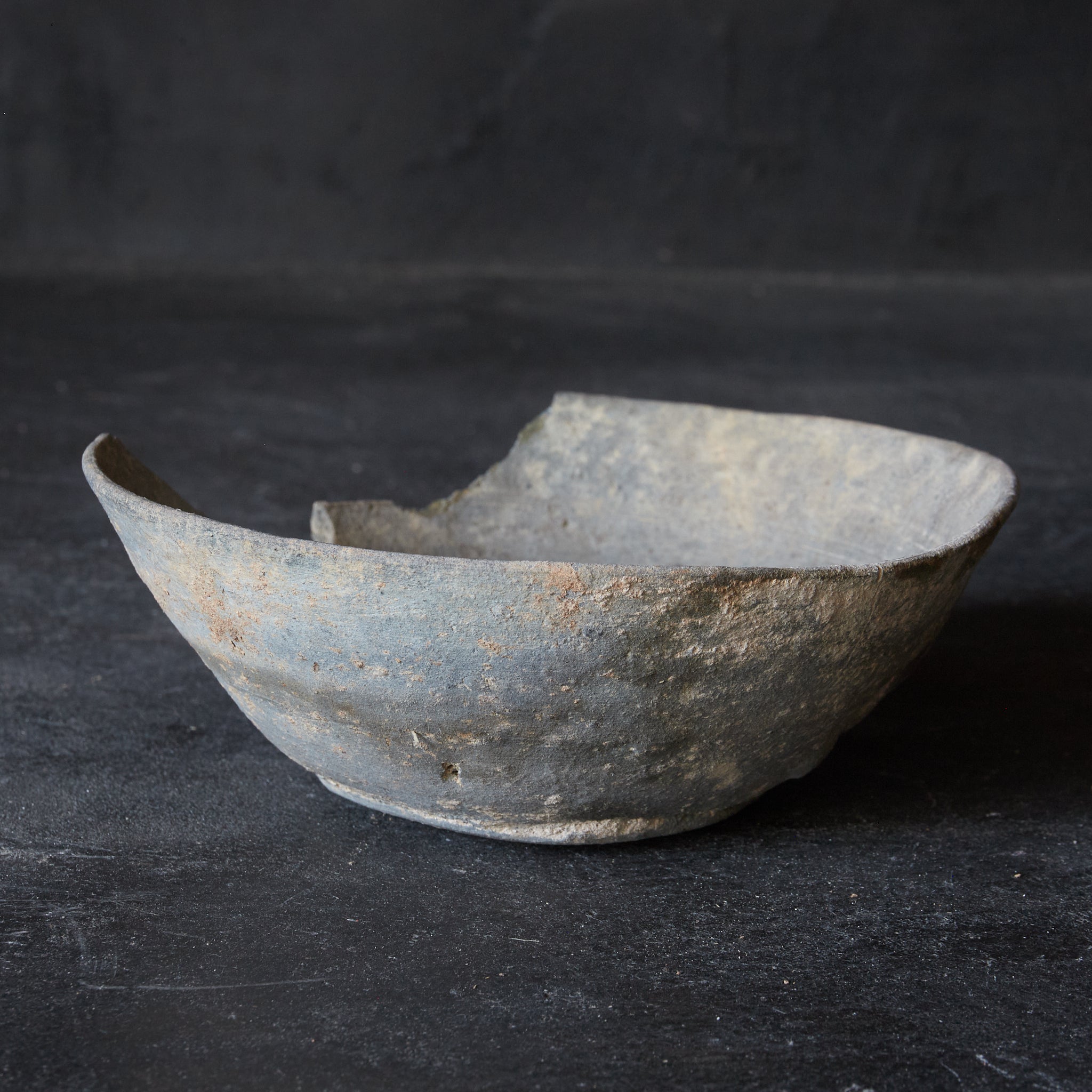 Sueki bowl-shaped pottery remains from the Kofun period/250-581CE