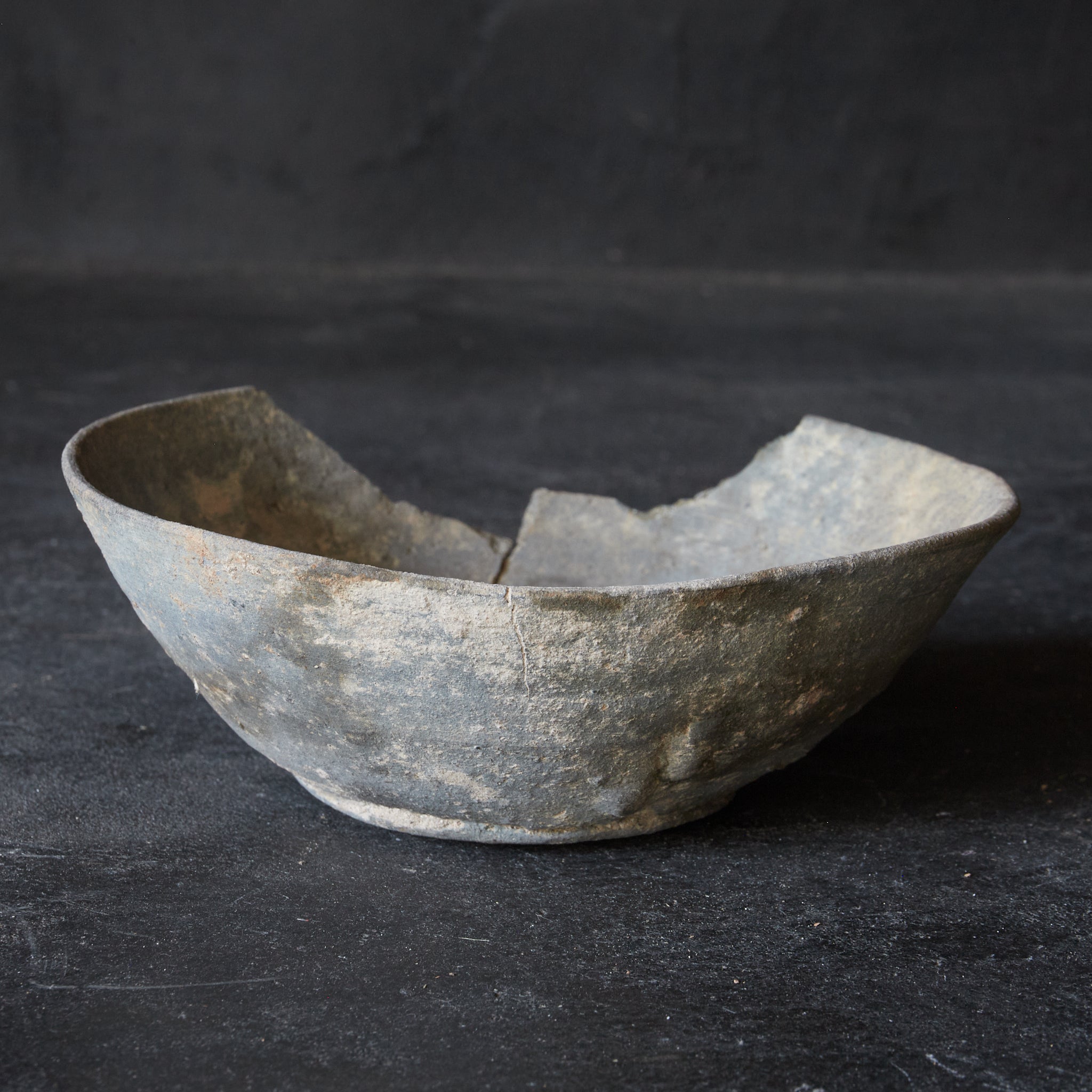 Sueki bowl-shaped pottery remains from the Kofun period/250-581CE