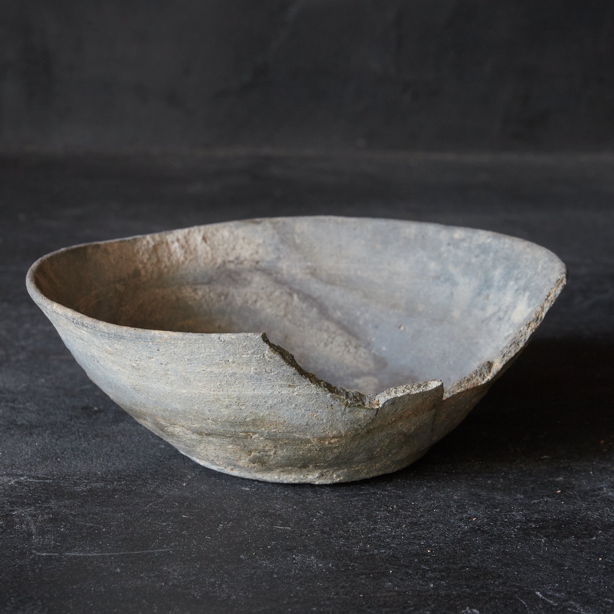 Sueki bowl-shaped pottery remains from the Kofun period/250-581CE