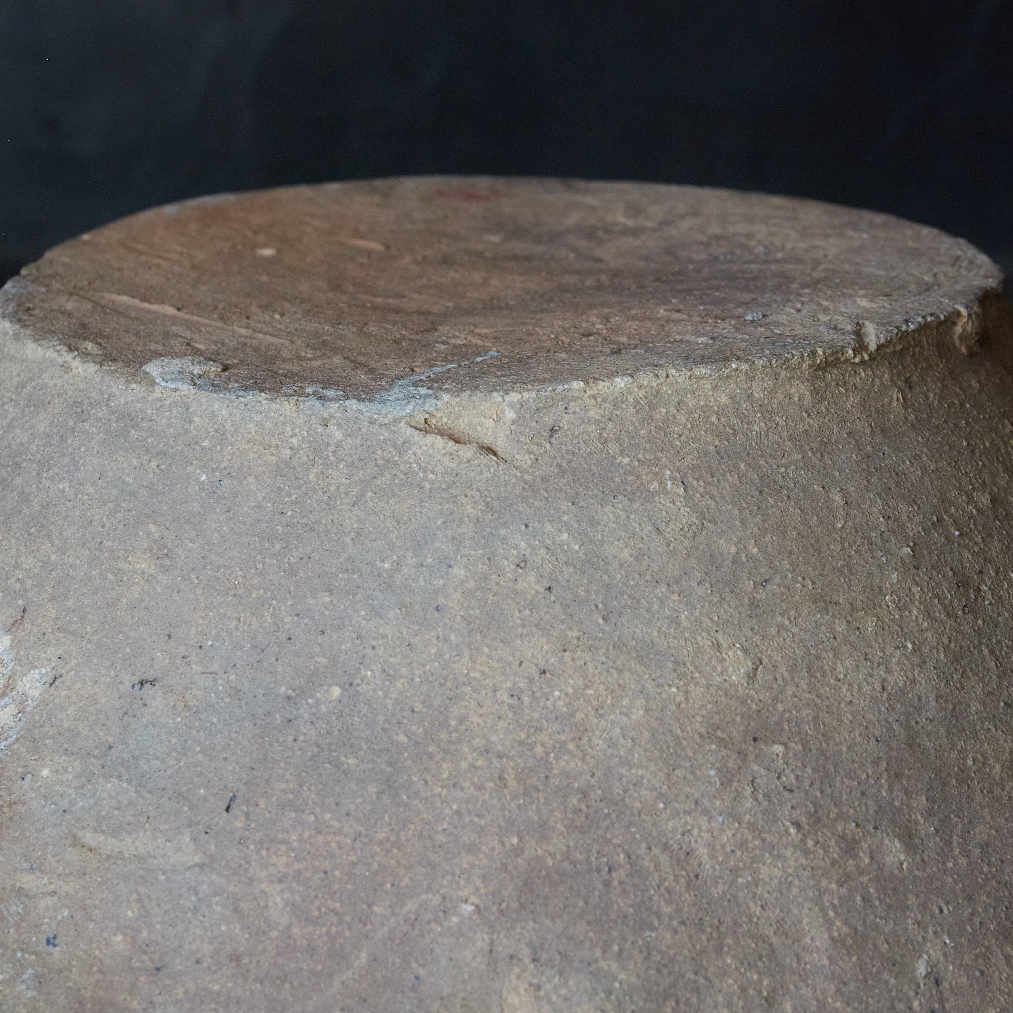 Old Tokoname Three-mouthed Large Bowl, Kamakura Period/1185-1333CE