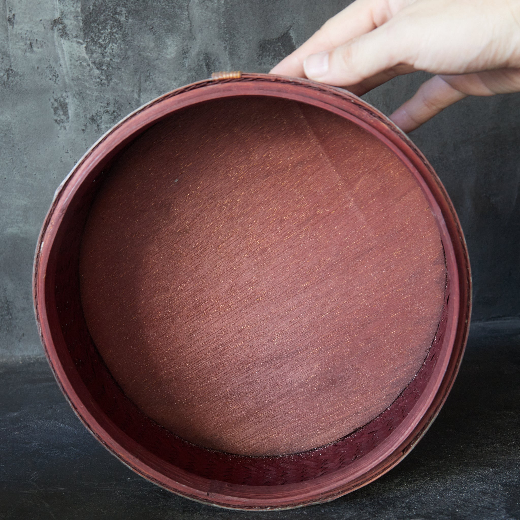 Tea ceremony: Old bamboo tea basket, Meiji period/1868-1912CE