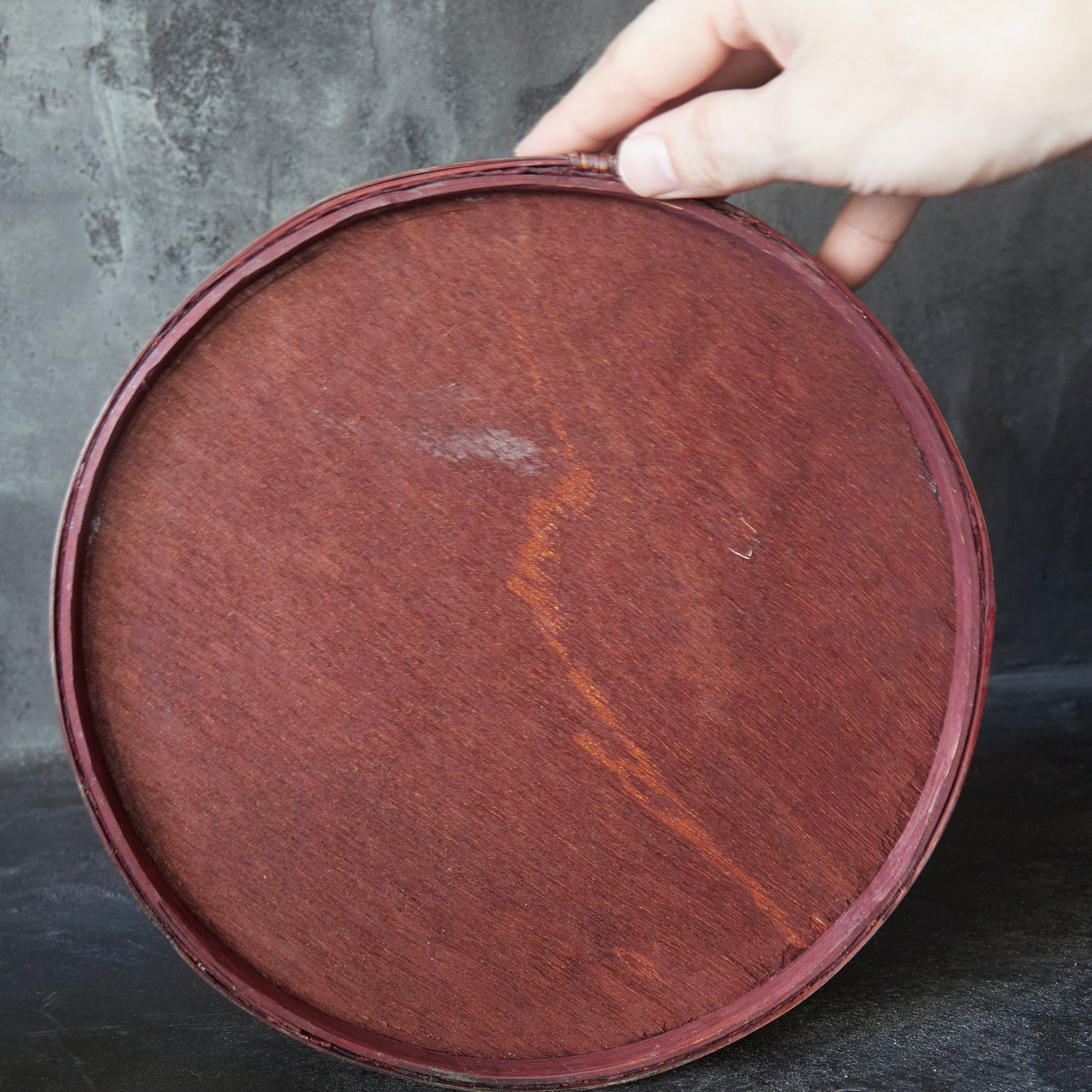 Tea ceremony: Old bamboo tea basket, Meiji period/1868-1912CE