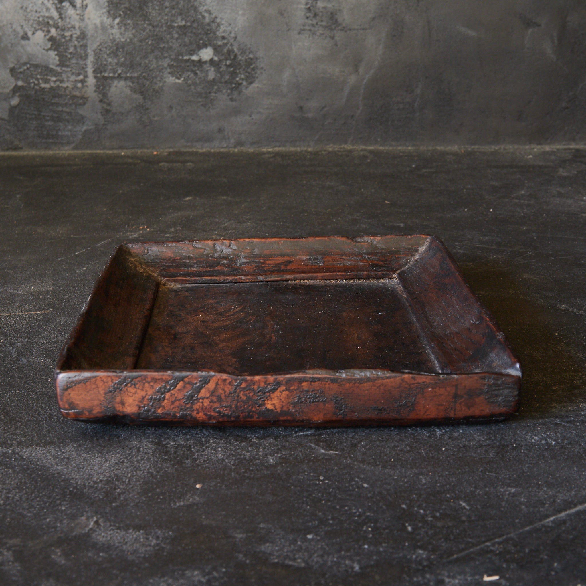 A four-sided tea tray with a beautiful wooden finish from the Joseon Dynasty (1392-1897CE)