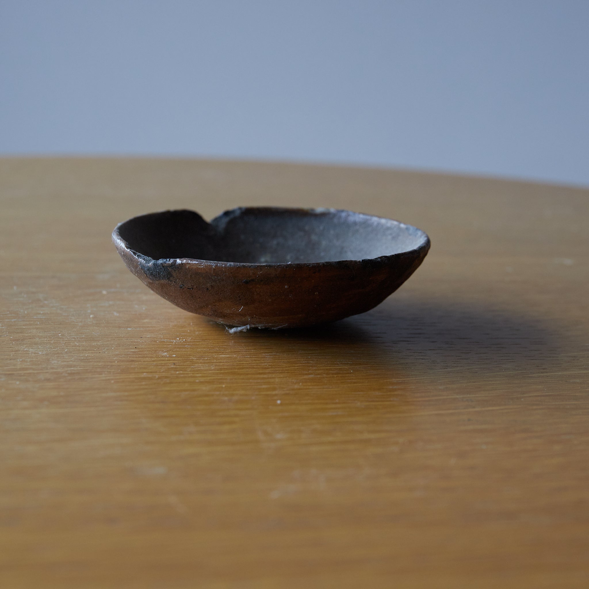 江戸時代 瀬戸鉄釉たんころ皿（1603–1867 CE） | 入蘆花（ロカニイル）