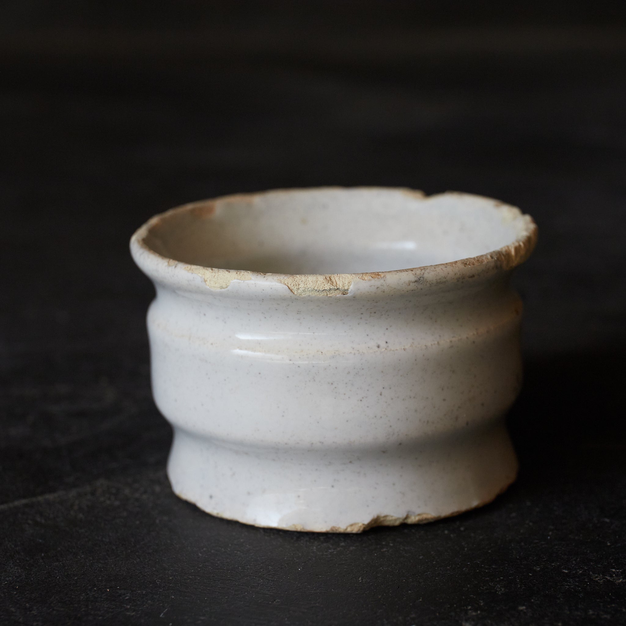 SMALL JAR, Delftware, white-glazed, 7, Dutch Antique, Early Modern Period（16th–19th centuries）