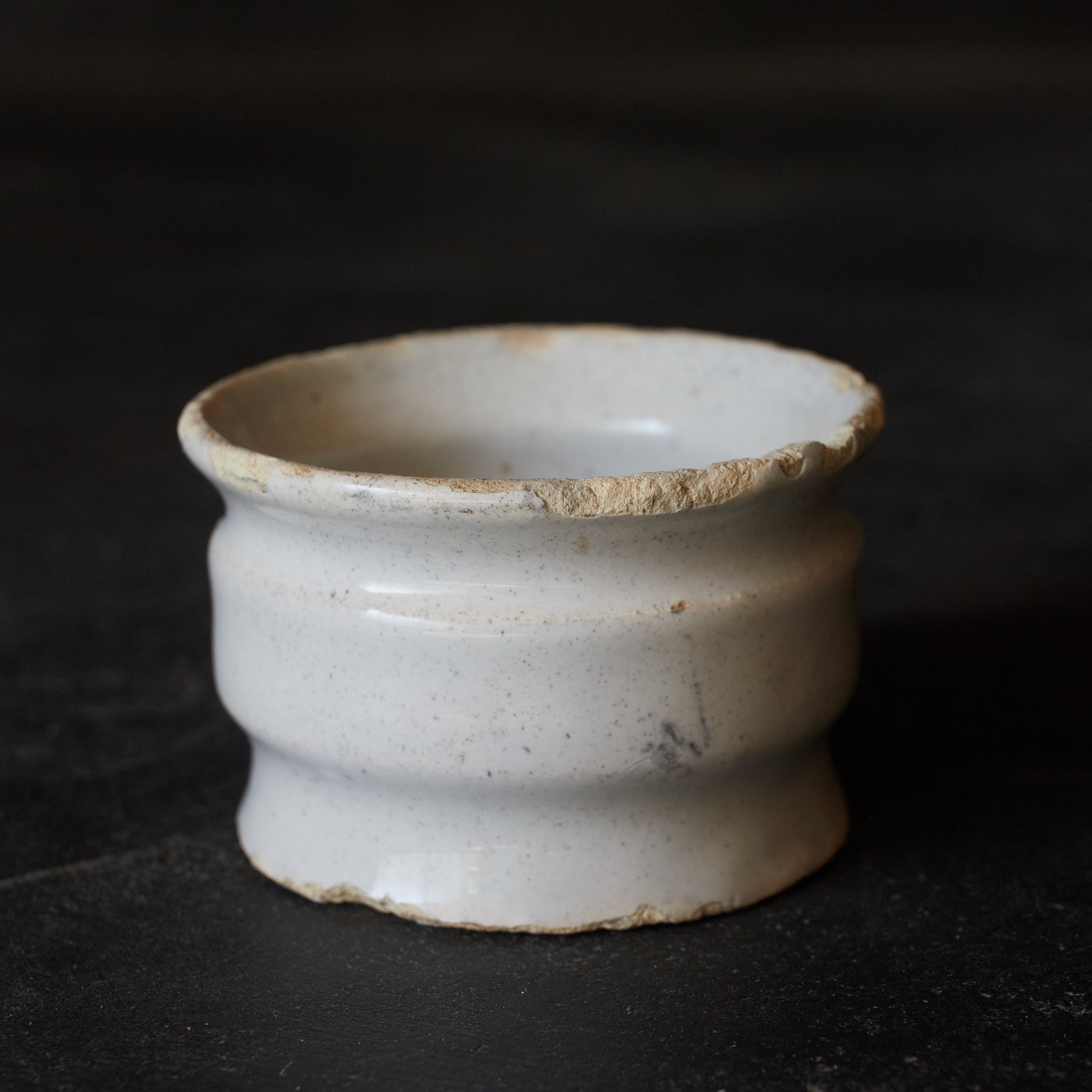 SMALL JAR, Delftware, white-glazed, 7, Dutch Antique, Early Modern Period（16th–19th centuries）