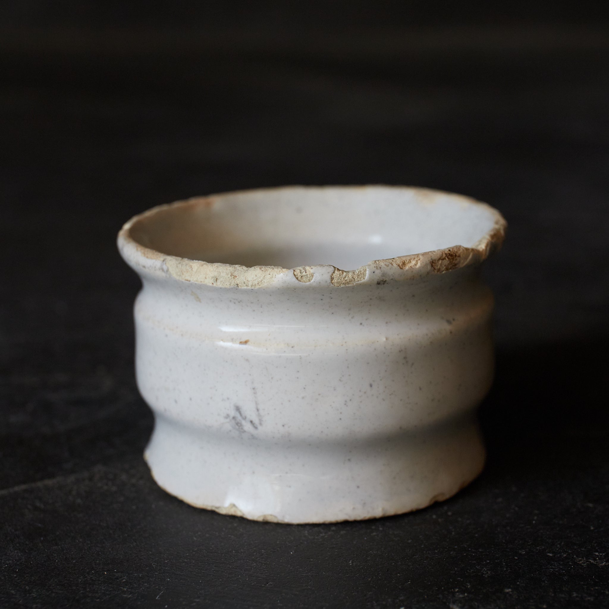 SMALL JAR, Delftware, white-glazed, 7, Dutch Antique, Early Modern Period（16th–19th centuries）
