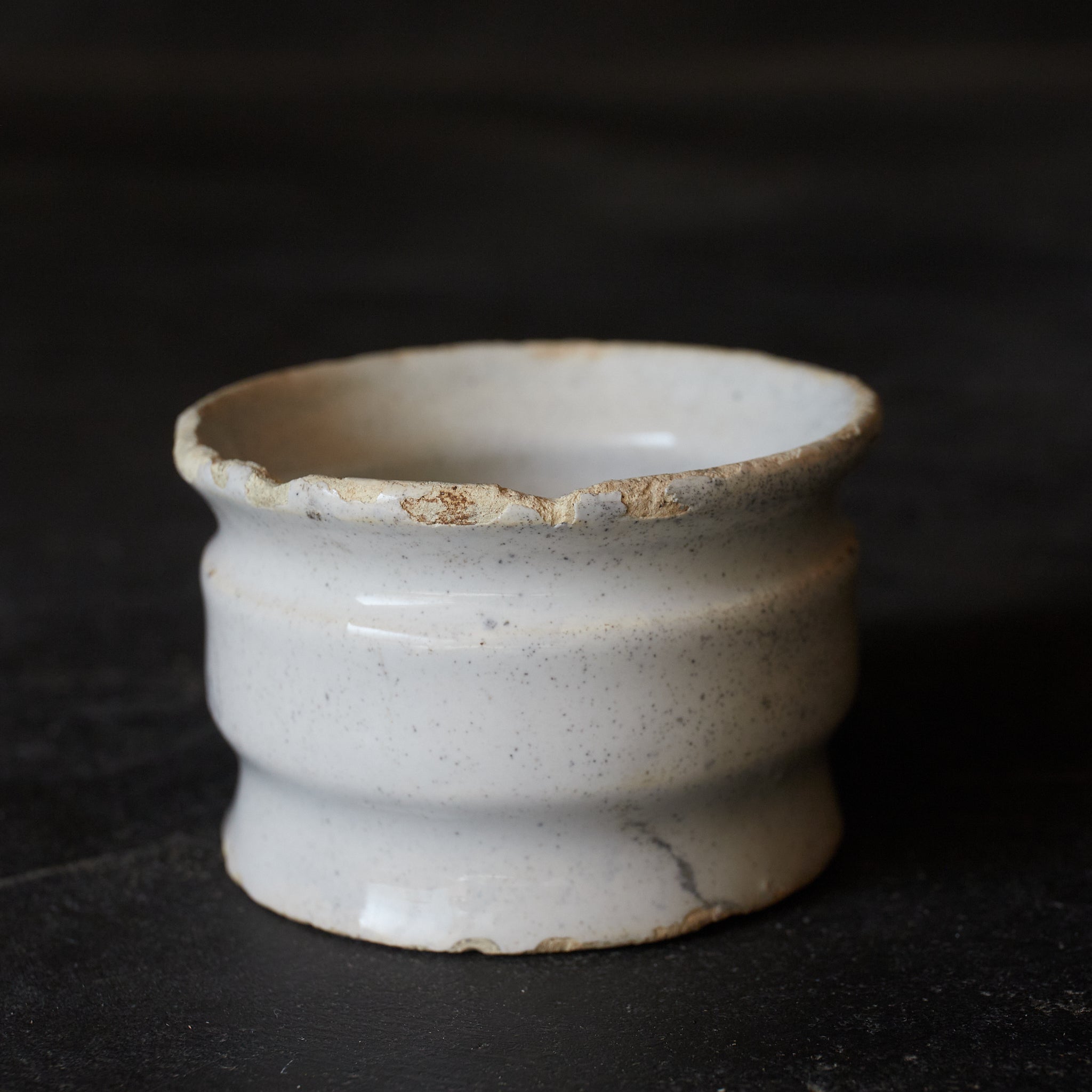 SMALL JAR, Delftware, white-glazed, 7, Dutch Antique, Early Modern Period（16th–19th centuries）