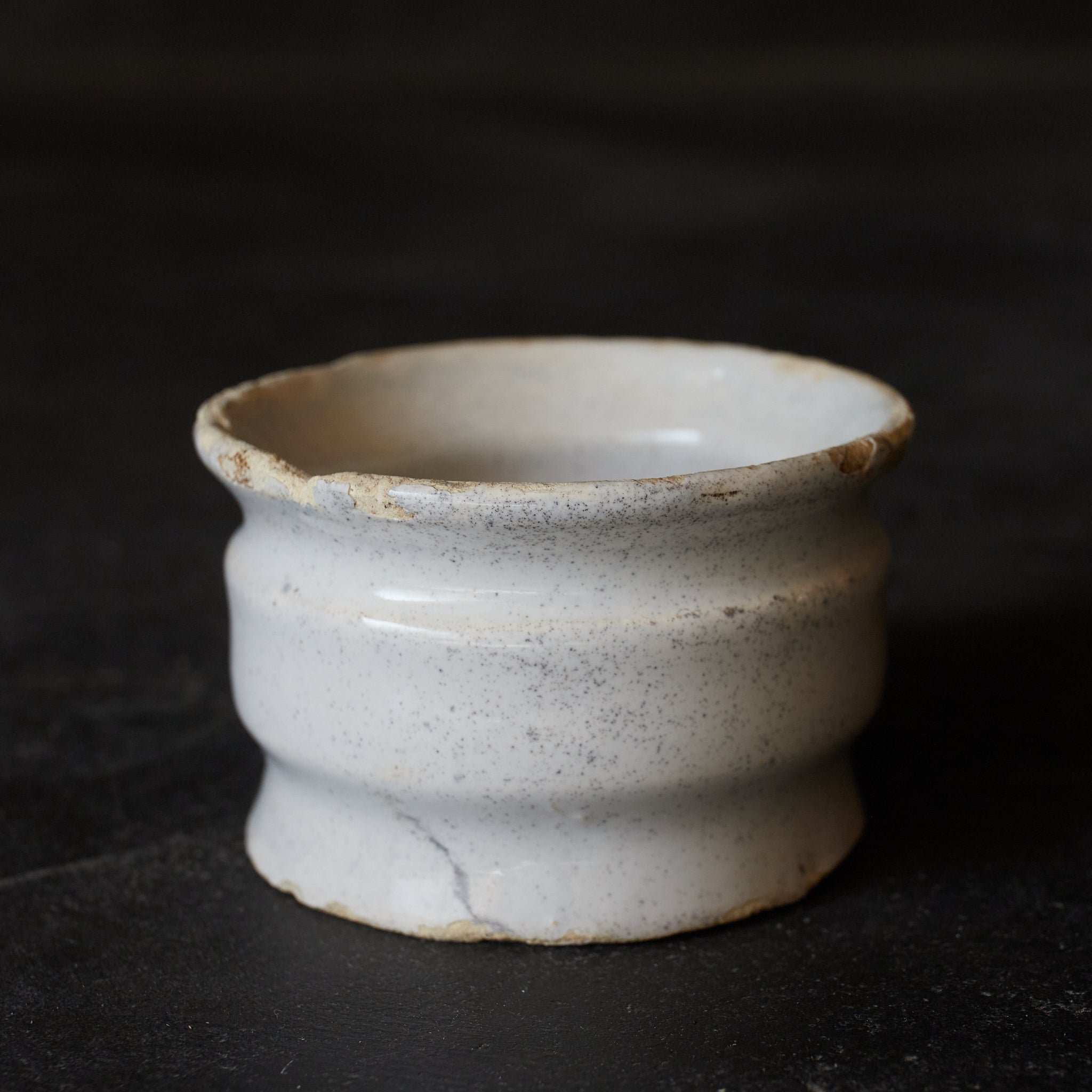 SMALL JAR, Delftware, white-glazed, 7, Dutch Antique, Early Modern Period（16th–19th centuries）