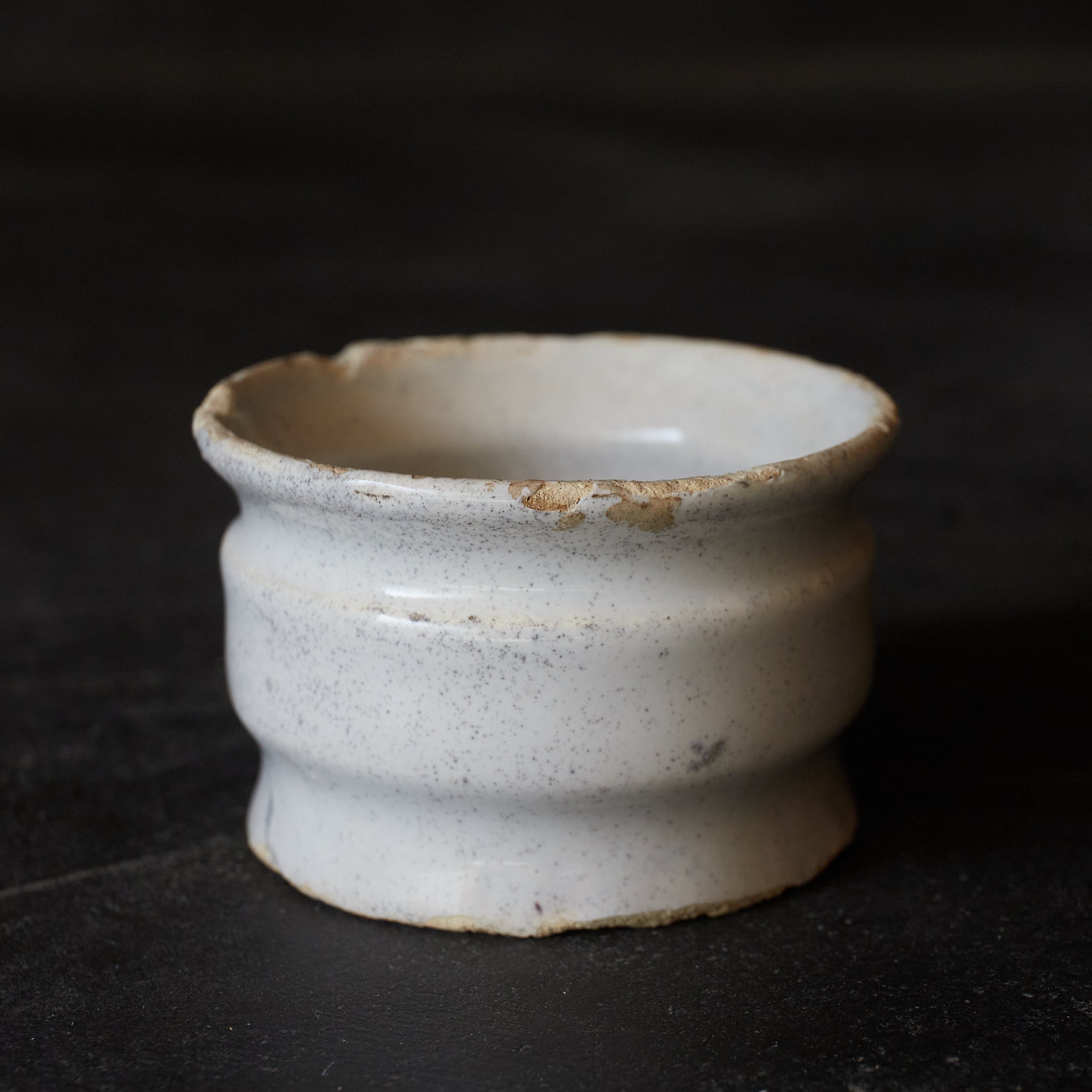 SMALL JAR, Delftware, white-glazed, 7, Dutch Antique, Early Modern Period（16th–19th centuries）