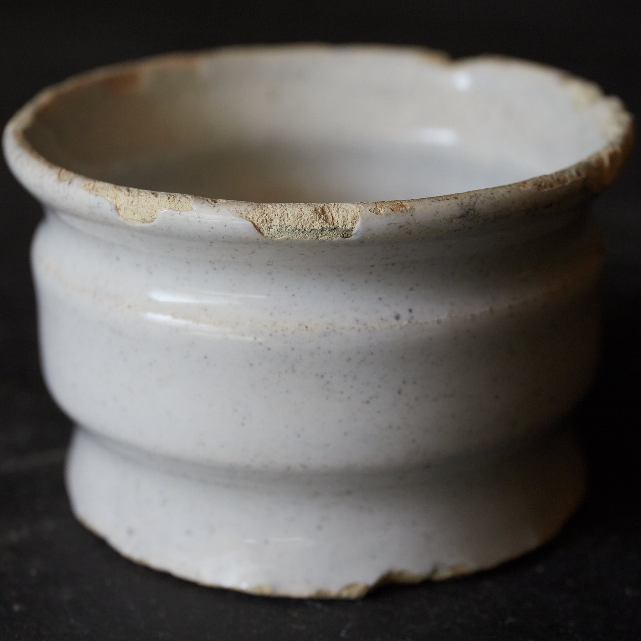 SMALL JAR, Delftware, white-glazed, 7, Dutch Antique, Early Modern Period（16th–19th centuries）