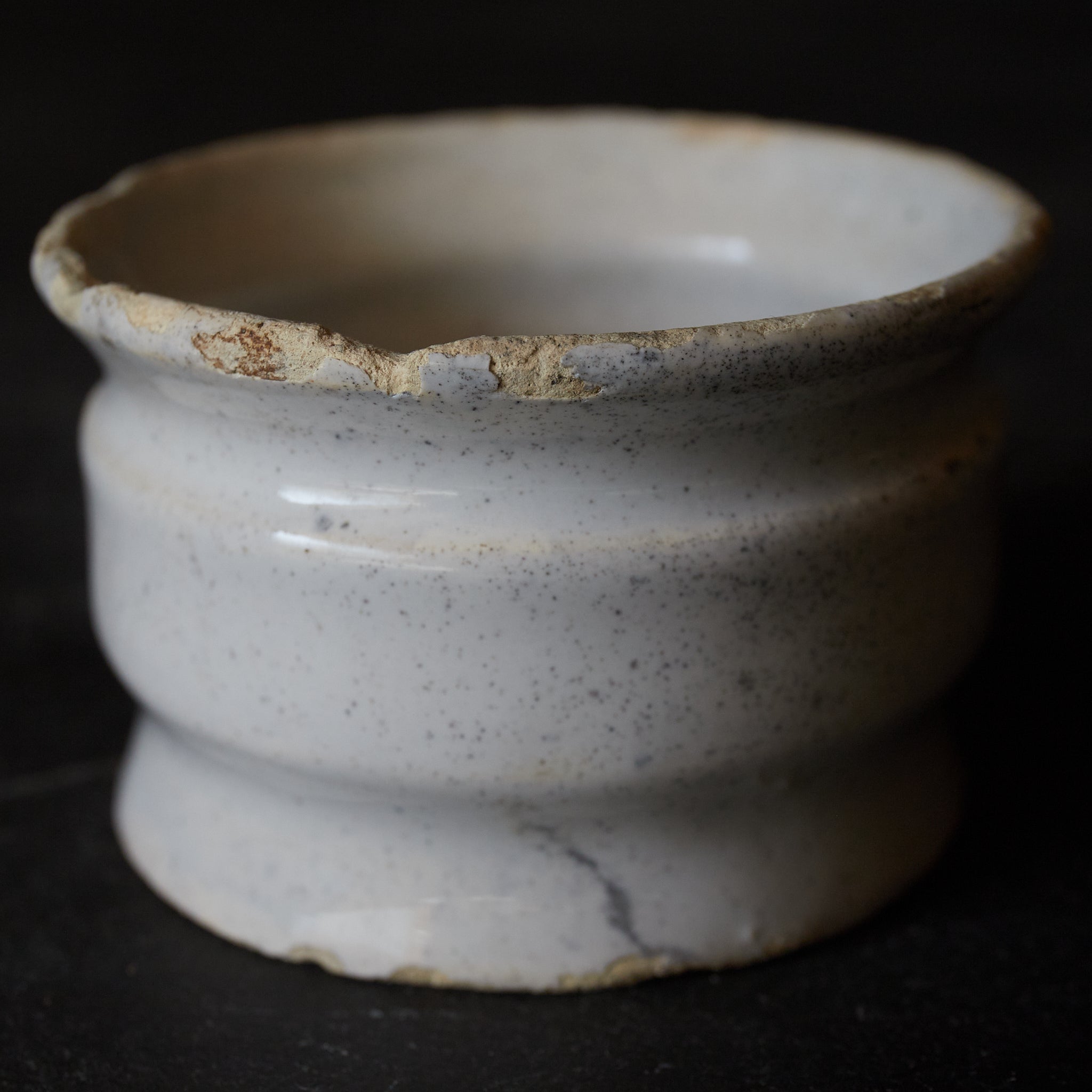 SMALL JAR, Delftware, white-glazed, 7, Dutch Antique, Early Modern Period（16th–19th centuries）