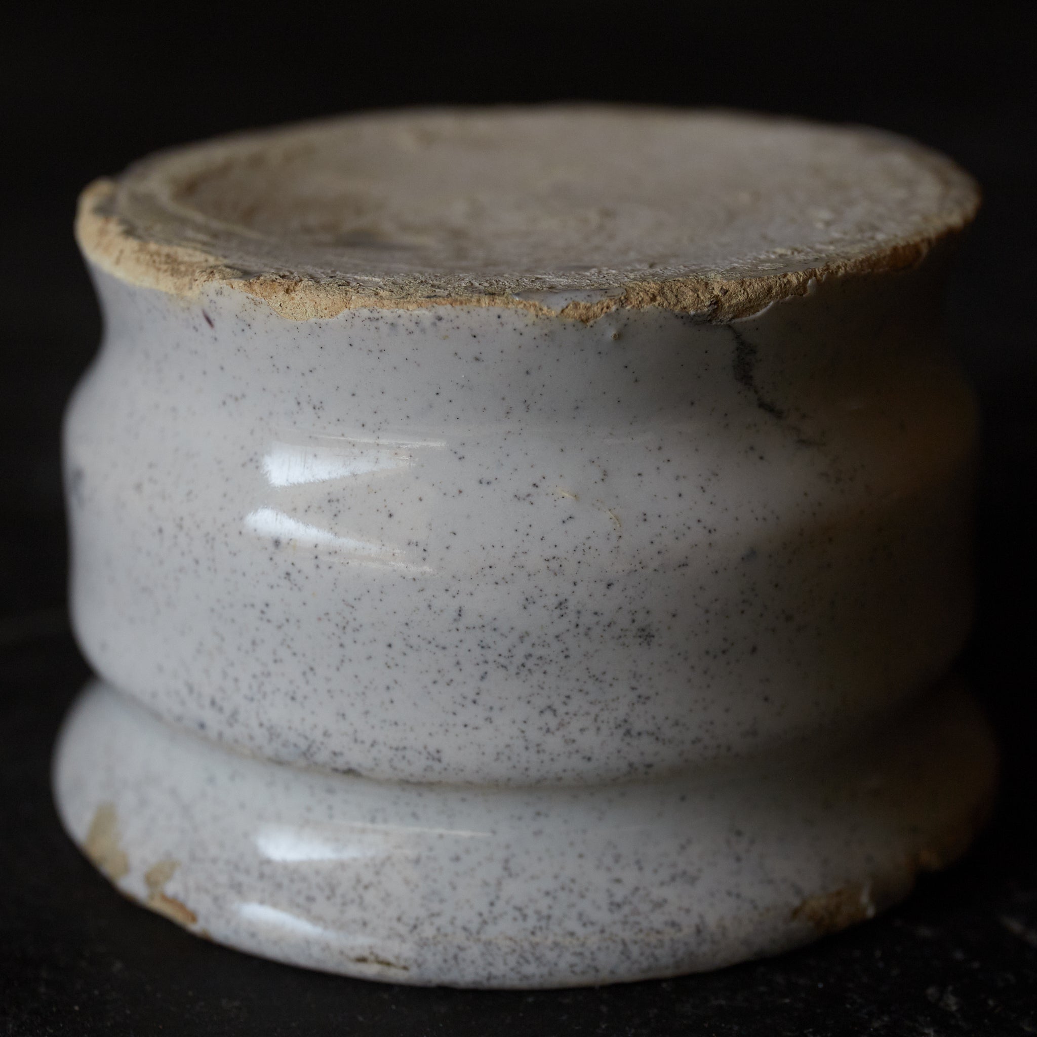 SMALL JAR, Delftware, white-glazed, 7, Dutch Antique, Early Modern Period（16th–19th centuries）