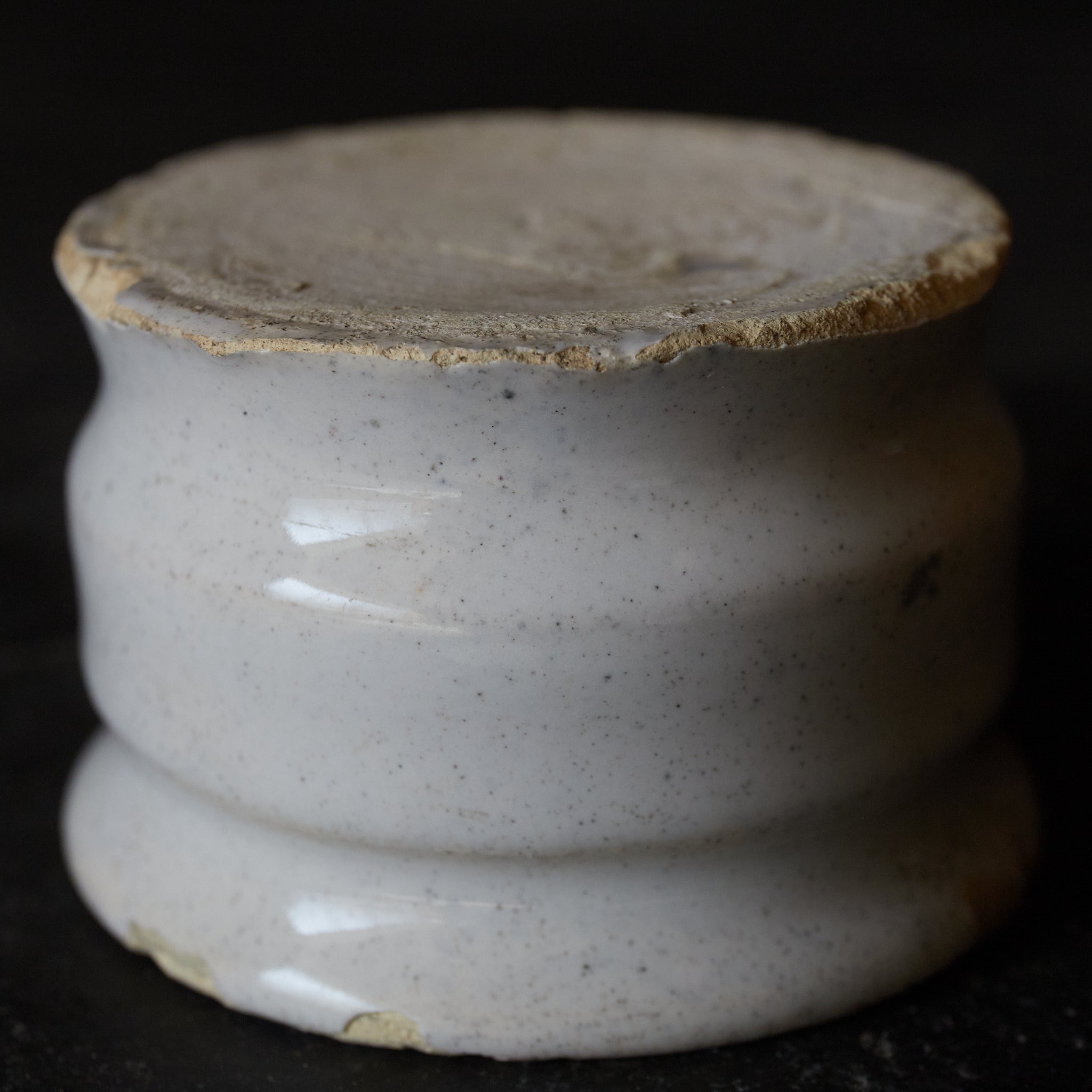 SMALL JAR, Delftware, white-glazed, 7, Dutch Antique, Early Modern Period（16th–19th centuries）