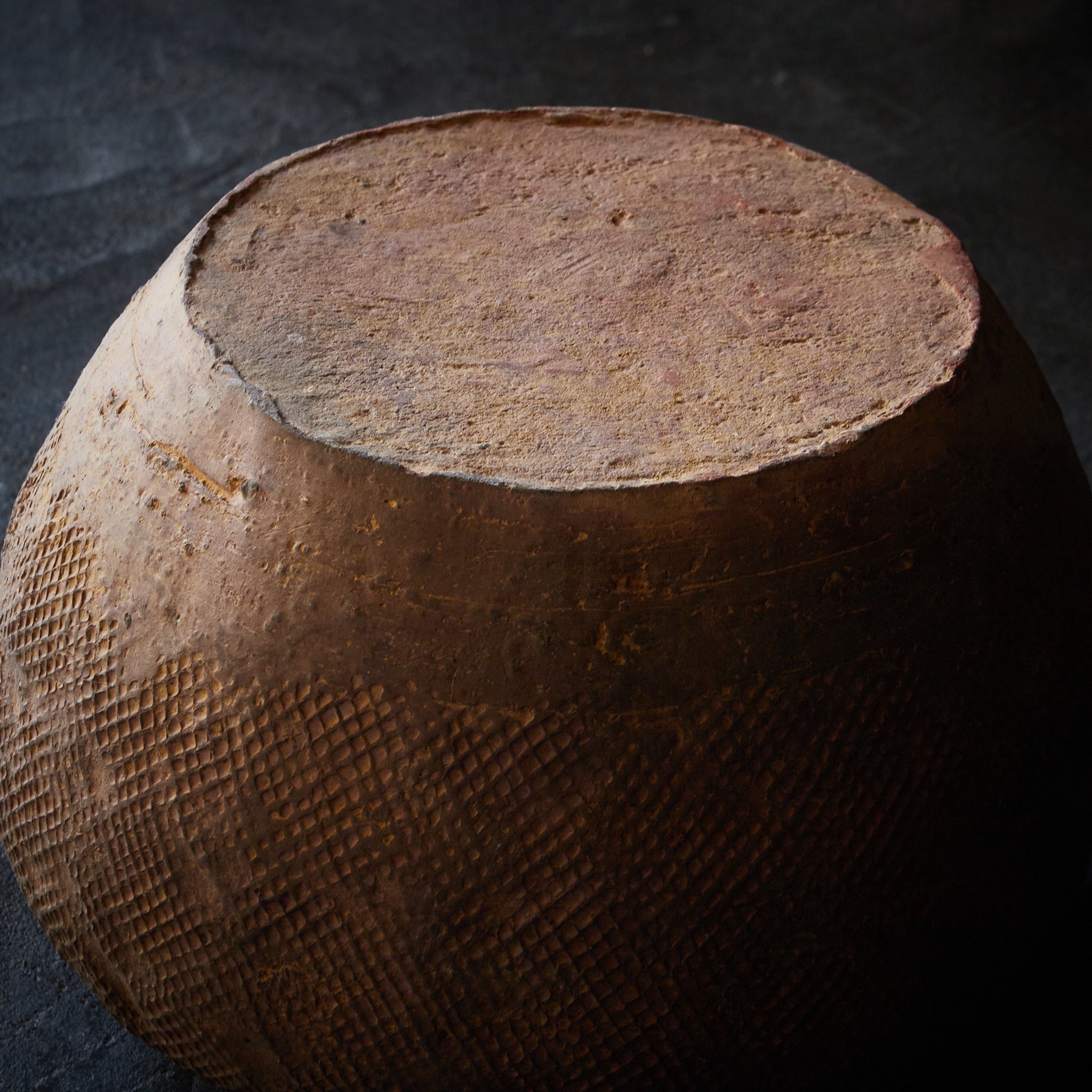 春秋戦国時代 硬陶印文壺（770–221BCE） | 入蘆花（ロカニイル）