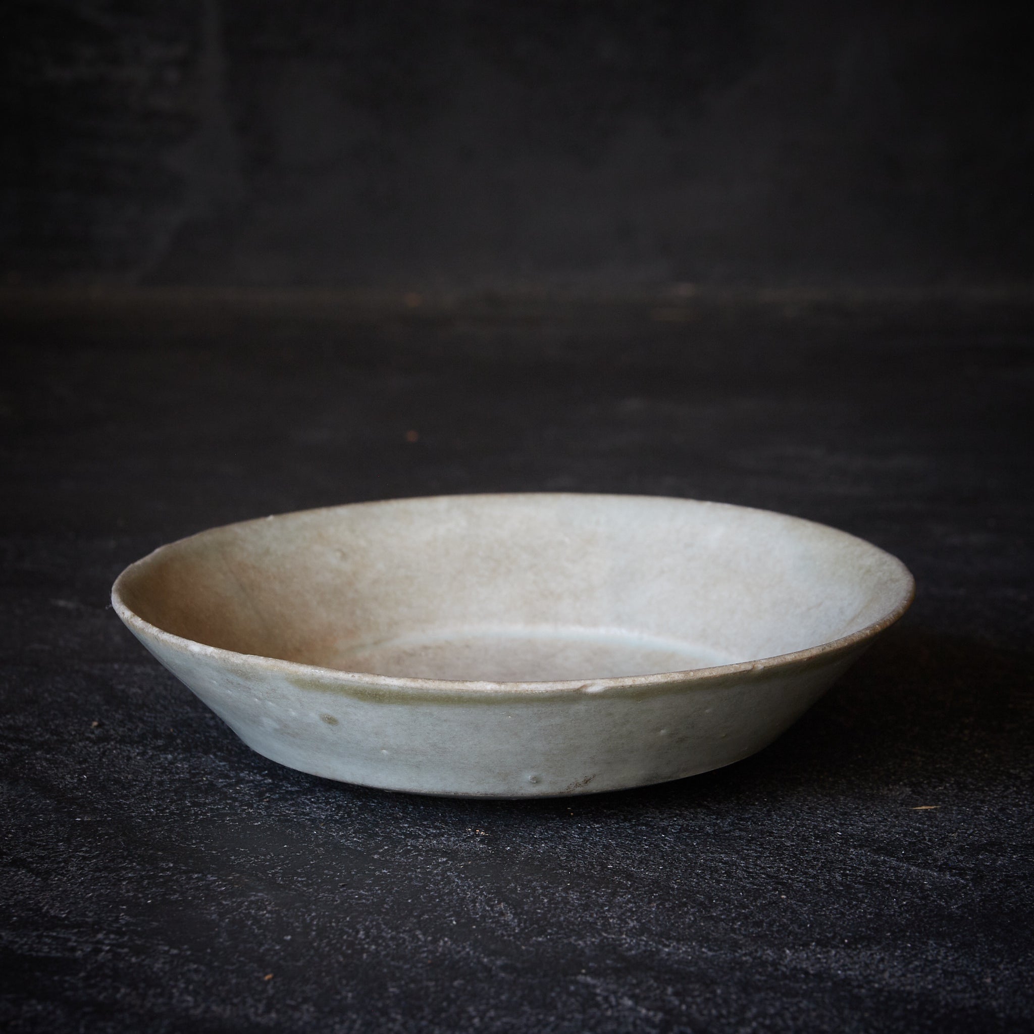 SMALL PLATE, Hutian Ware, pale celadon, Song Dynasty（960–1279CE）