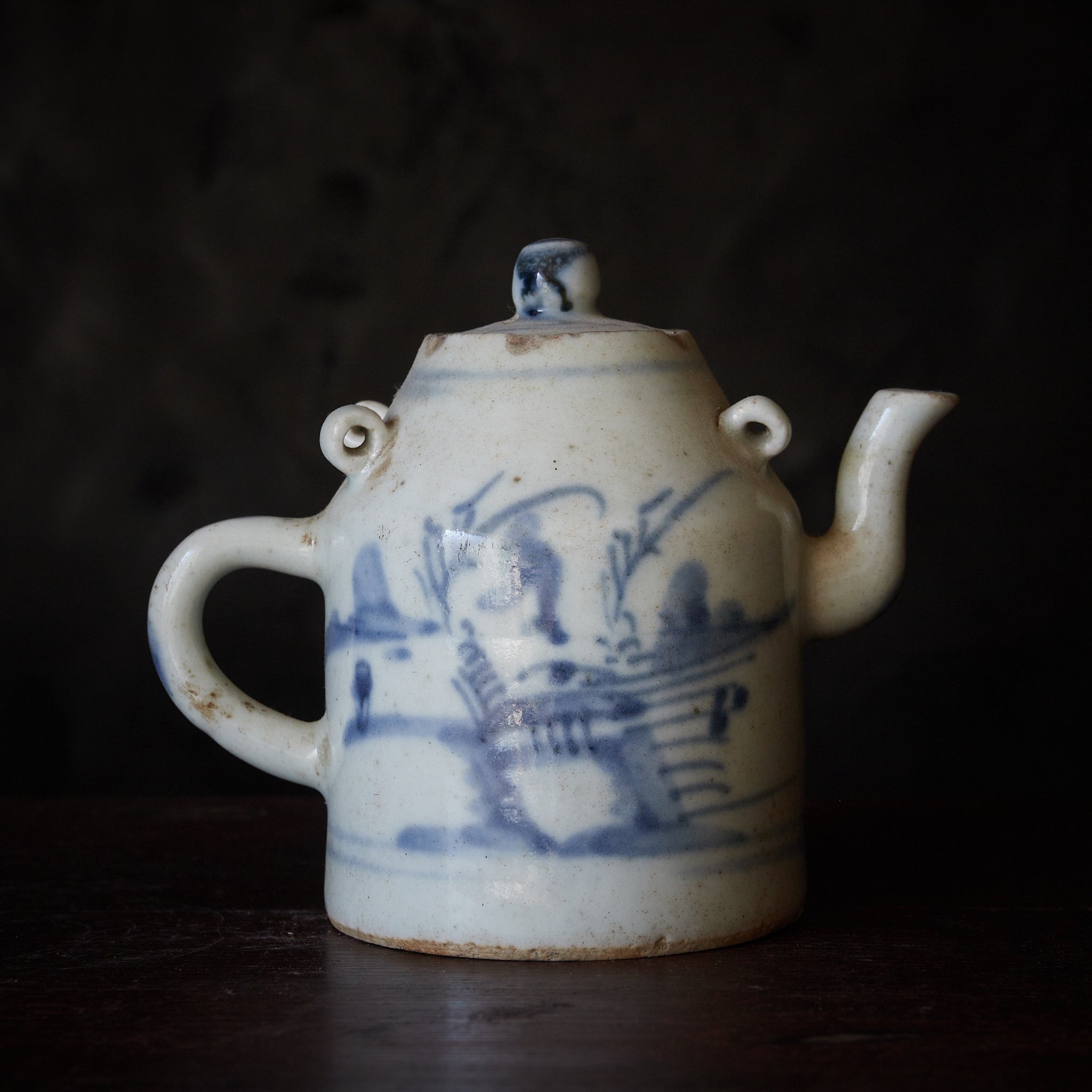 明代 古染付水注（1368–1644CE） | 入蘆花（ロカニイル）