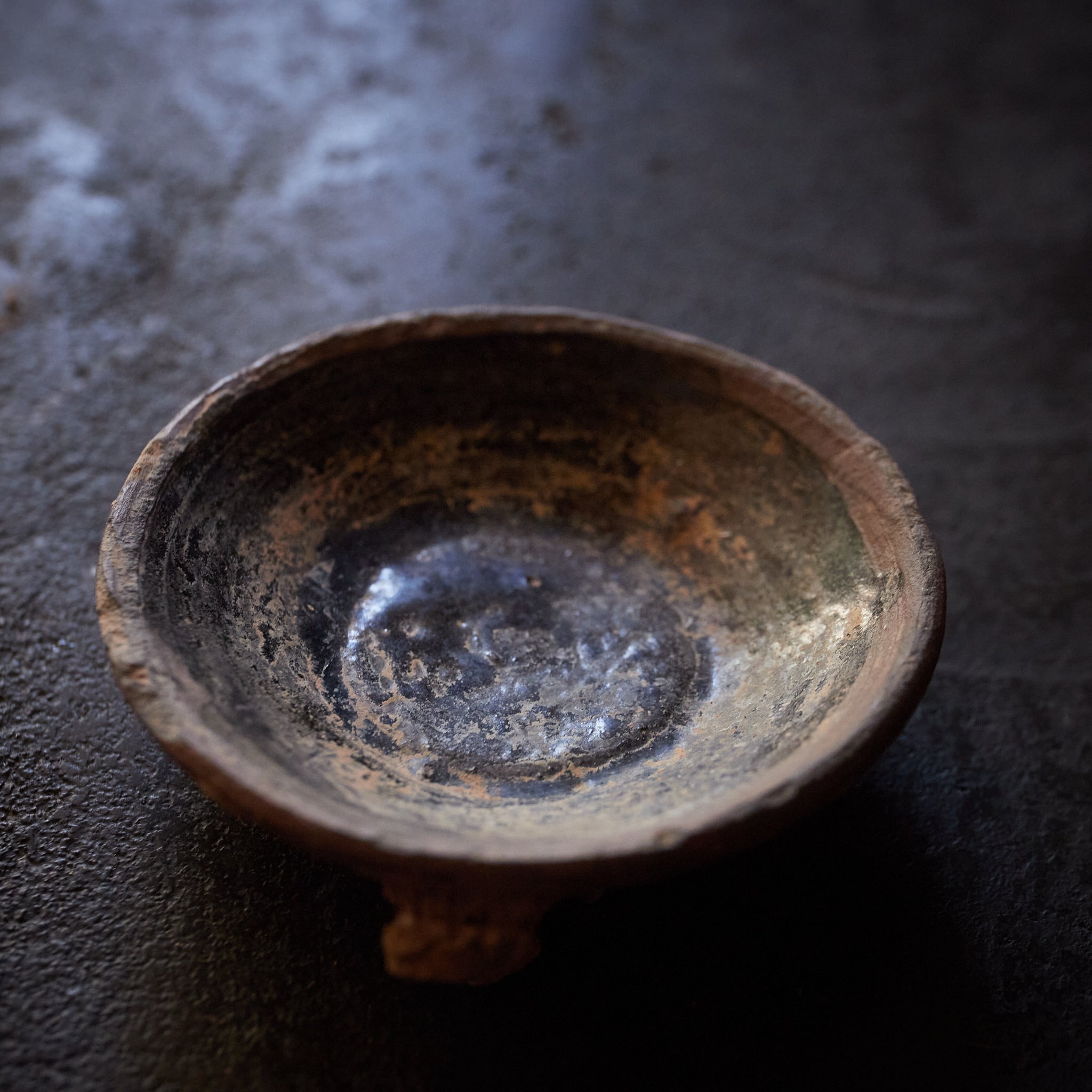 SAKE-BECHER, Braun glasiert, Khmer-Dynastie, Mittelalter（12.–16. Jahrhundert）