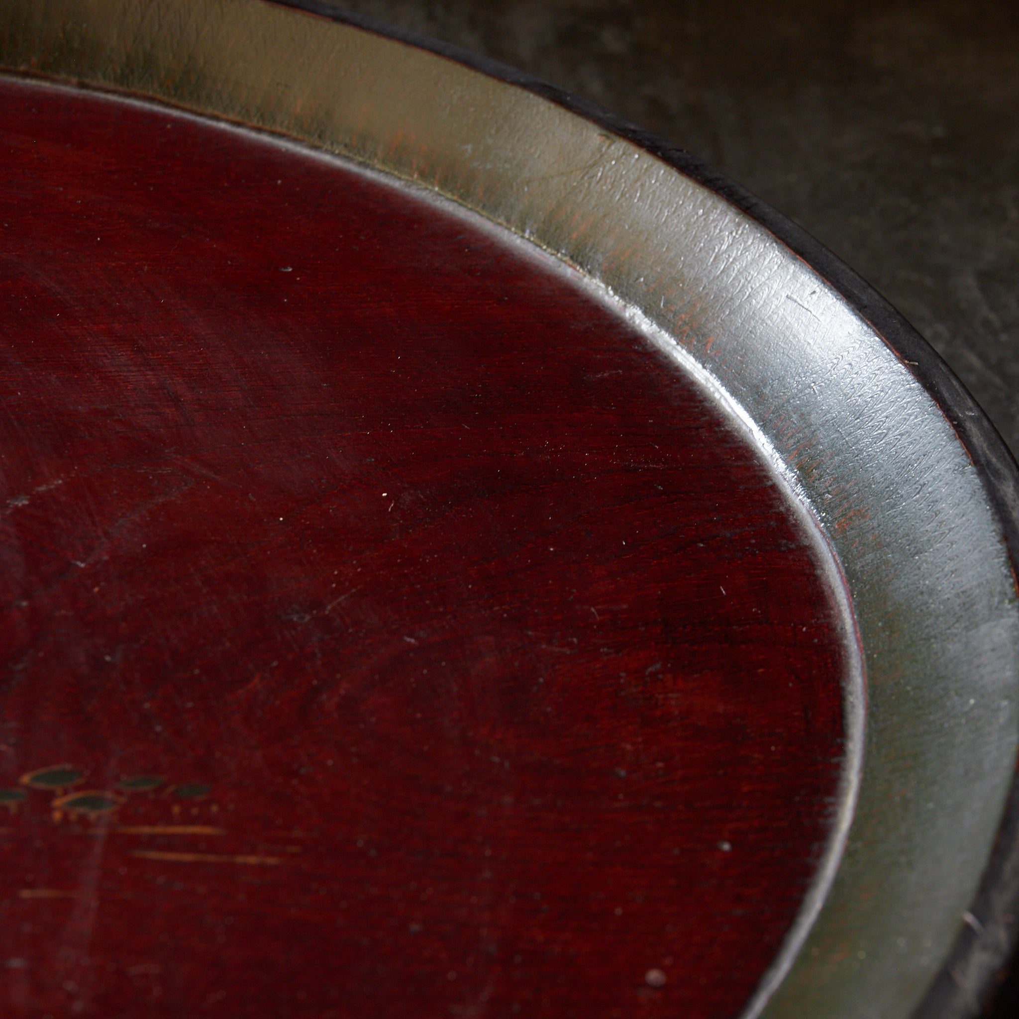 江戸時代 漆絵笹文足付盆（1603–1867 CE） | 入蘆花（ロカニイル）