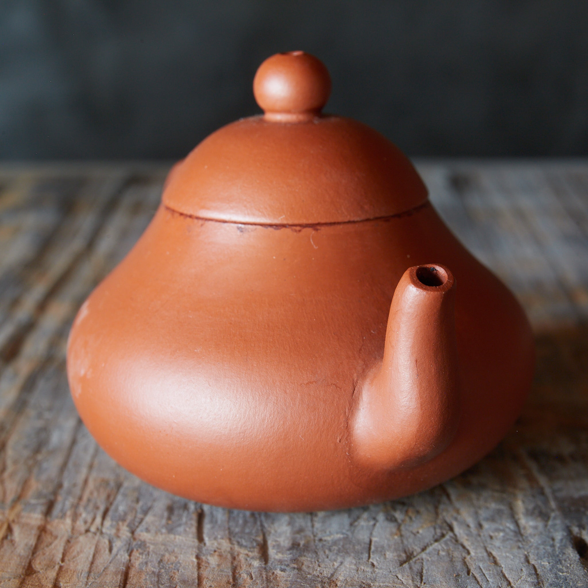 清代-民国期 荊渓南孟臣製 朱泥梨型壺（急須）（1616–1949CE） | 入