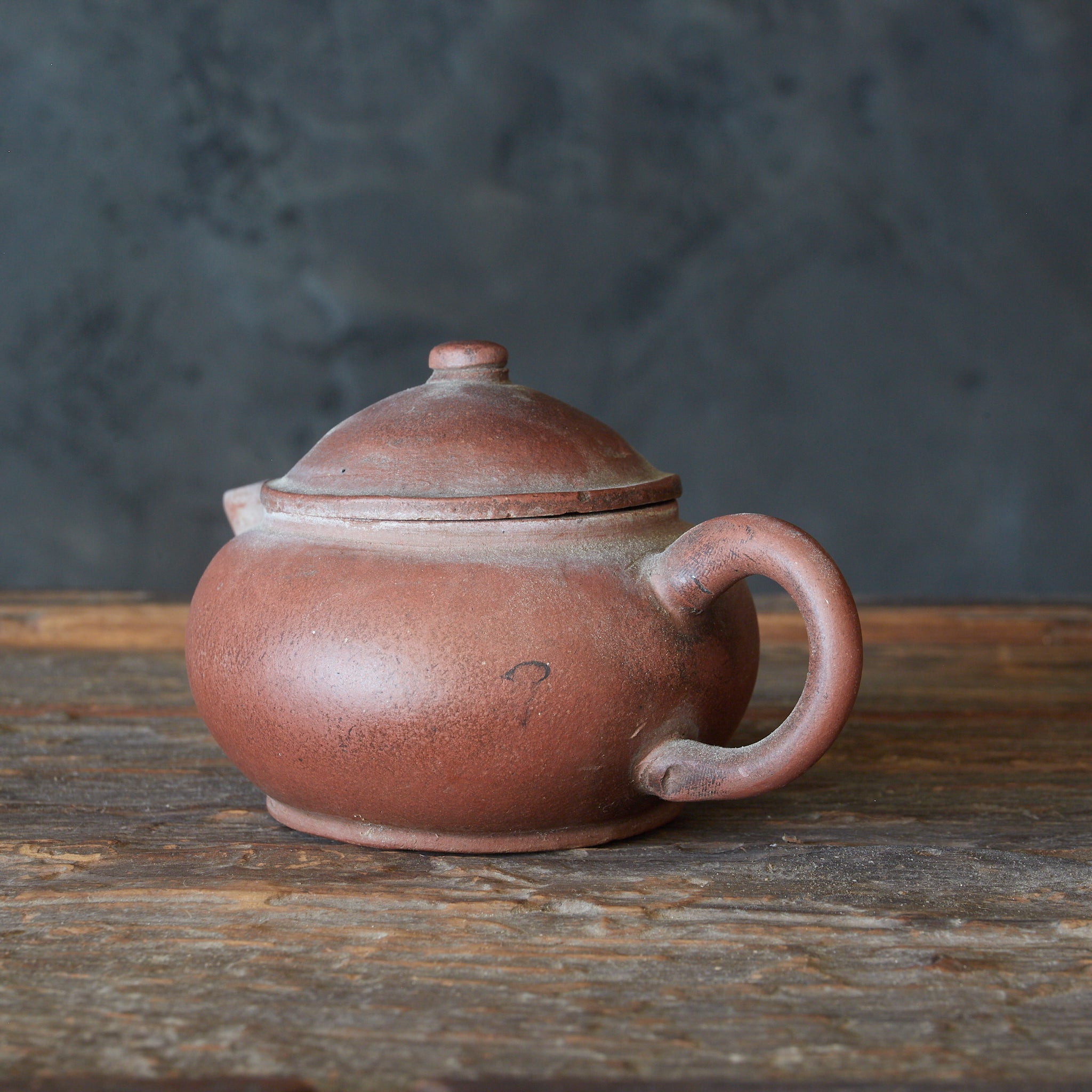 中国清時代　萬豊順紀　朱泥急須　横幅約9.5㎝　東Y6-0822☆2Fトニコ 中国清時代 萬豊順紀 朱泥急須 横幅約9.5㎝ 東Y6-